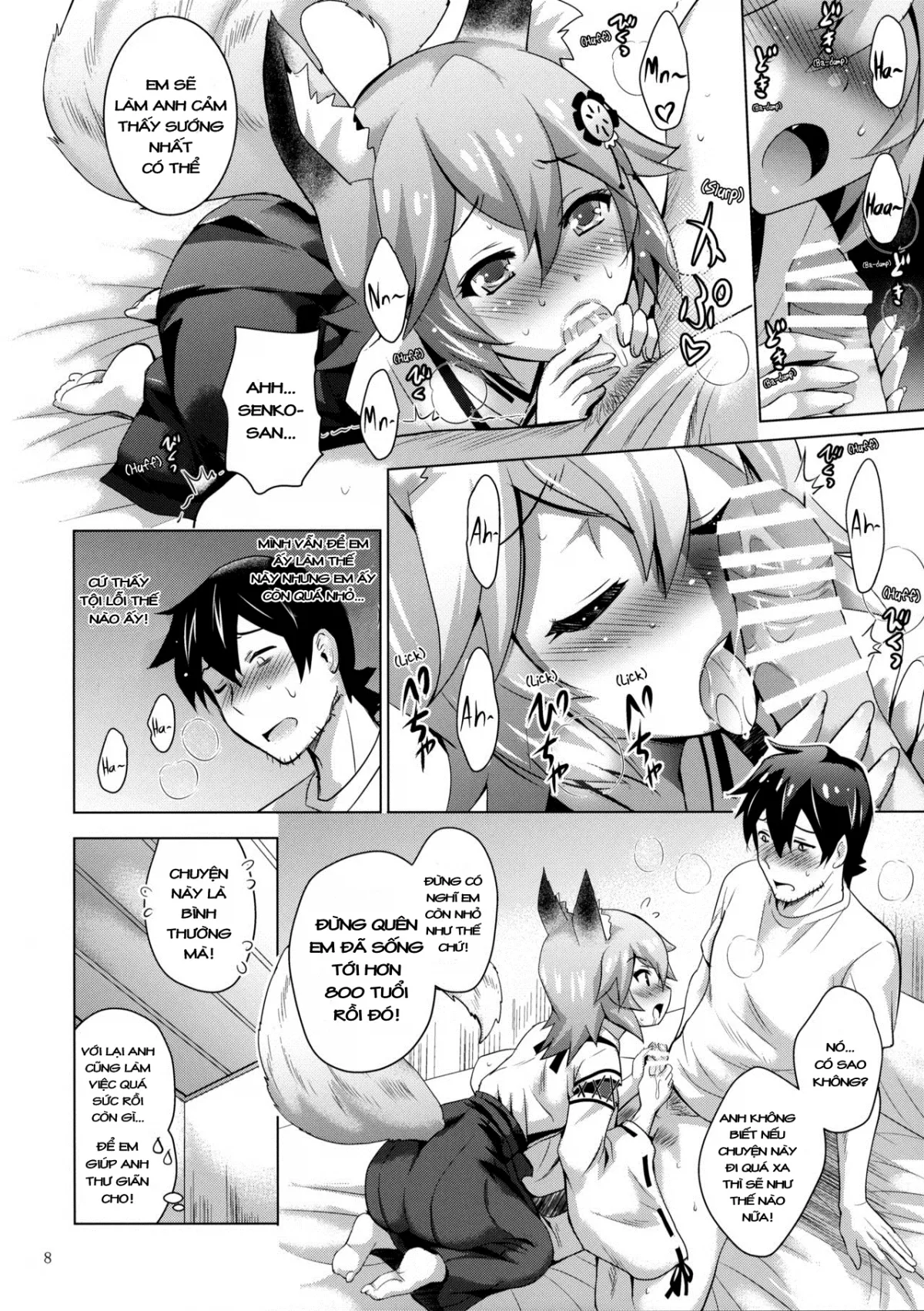 HentaiVN.net - Ảnh 9 - Senko ới ời! Cho anh địt xoa dịu nhé (Sewayaki Kitsune no Senko-san) [MOUSOU Mini Theater 43] - Chap 1