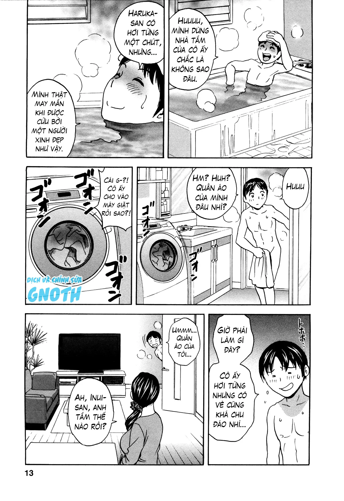 HentaiVN.net - Ảnh 14 - Hustle! Danchizuma [ハッスル！団地妻] - Chap 1