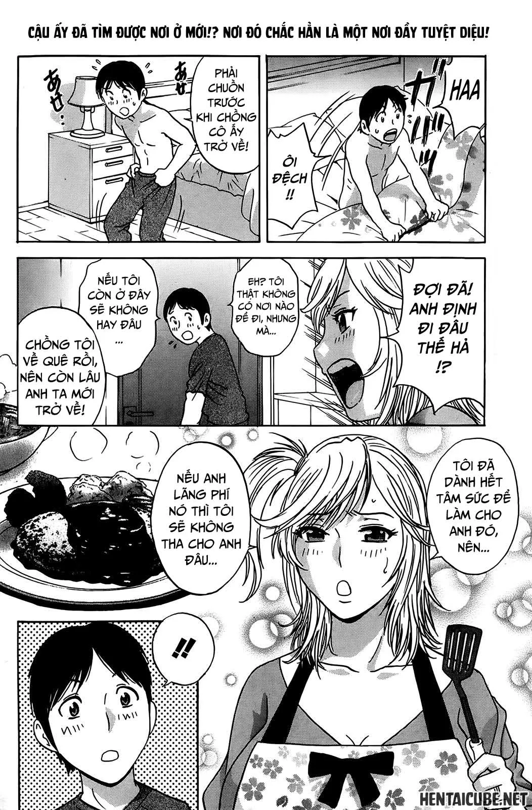 HentaiVN.net - Ảnh 19 - Hustle! Danchizuma [ハッスル！団地妻] - Chap 4