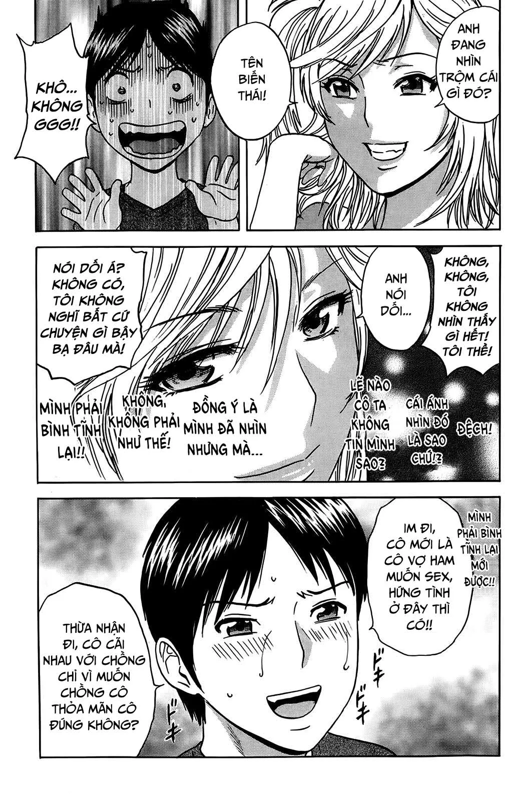 HentaiVN.net - Ảnh 8 - Hustle! Danchizuma [ハッスル！団地妻] - Chap 4