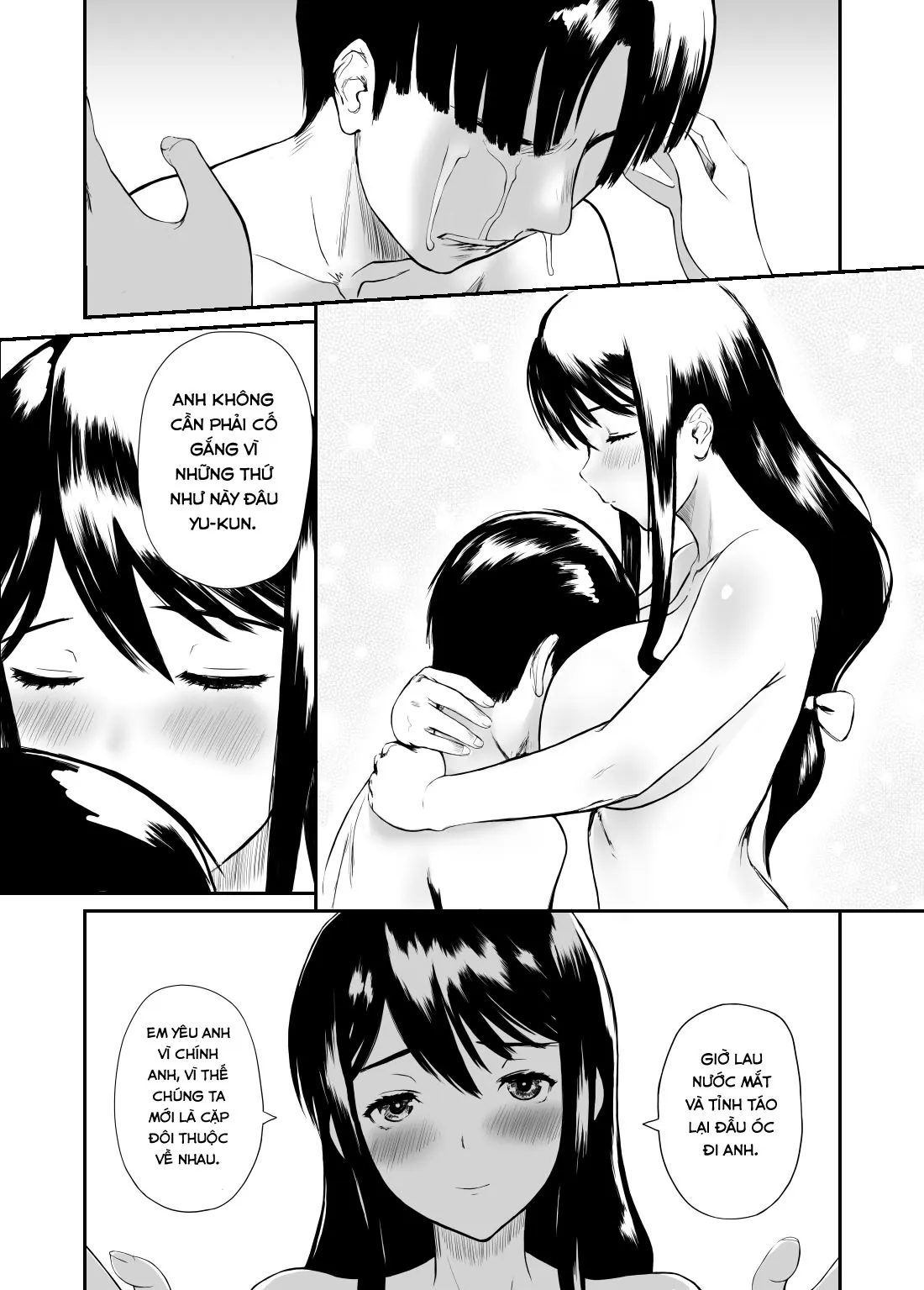 HentaiVN.net - Ảnh 32 - Anh Đi Làm Mòn Cu Mòn Dái Em Ở Nhà Bú Dái Da Đen [Fate To Black] - Chap 1