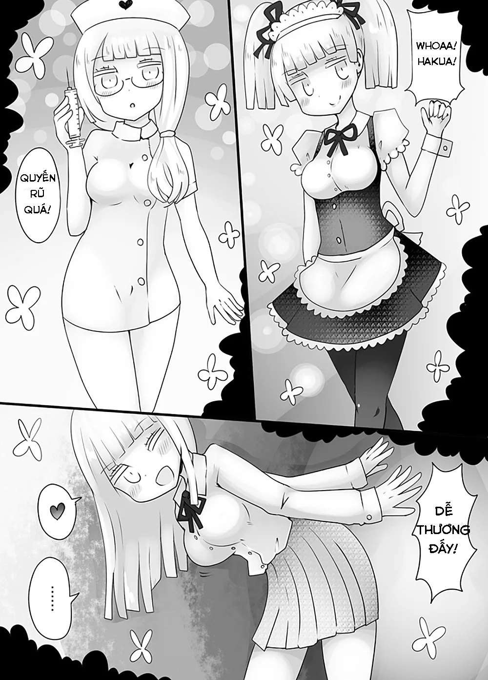 HentaiVN.net - Ảnh 11 - Shiraga no Danshi Koukousei ga Akuyuu ni Hamerarete Ayashii Kusuri o Nomasaretara Nyotaika Shite Shimattakeredo Nashikuzushi-teki ni SEX suru Funiki ni Natte Iru. - Chap 1