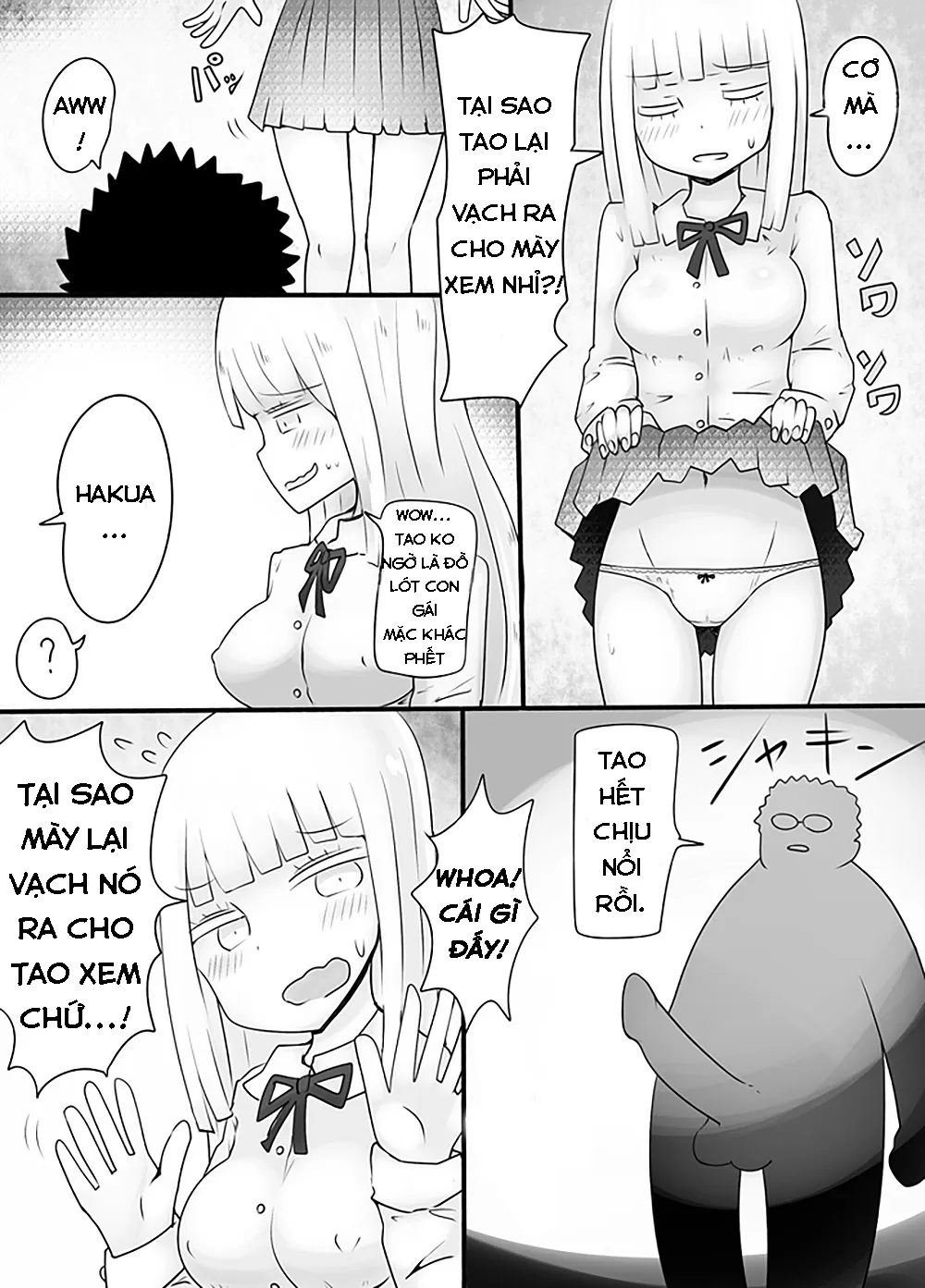 HentaiVN.net - Ảnh 13 - Shiraga no Danshi Koukousei ga Akuyuu ni Hamerarete Ayashii Kusuri o Nomasaretara Nyotaika Shite Shimattakeredo Nashikuzushi-teki ni SEX suru Funiki ni Natte Iru. - Chap 1
