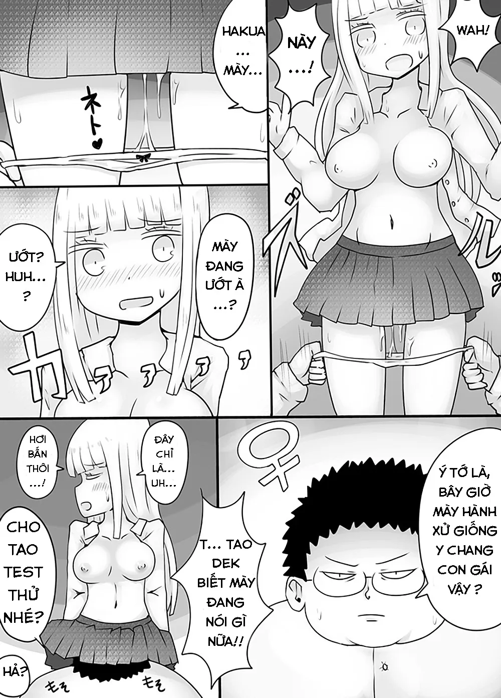 HentaiVN.net - Ảnh 20 - Shiraga no Danshi Koukousei ga Akuyuu ni Hamerarete Ayashii Kusuri o Nomasaretara Nyotaika Shite Shimattakeredo Nashikuzushi-teki ni SEX suru Funiki ni Natte Iru. - Chap 1