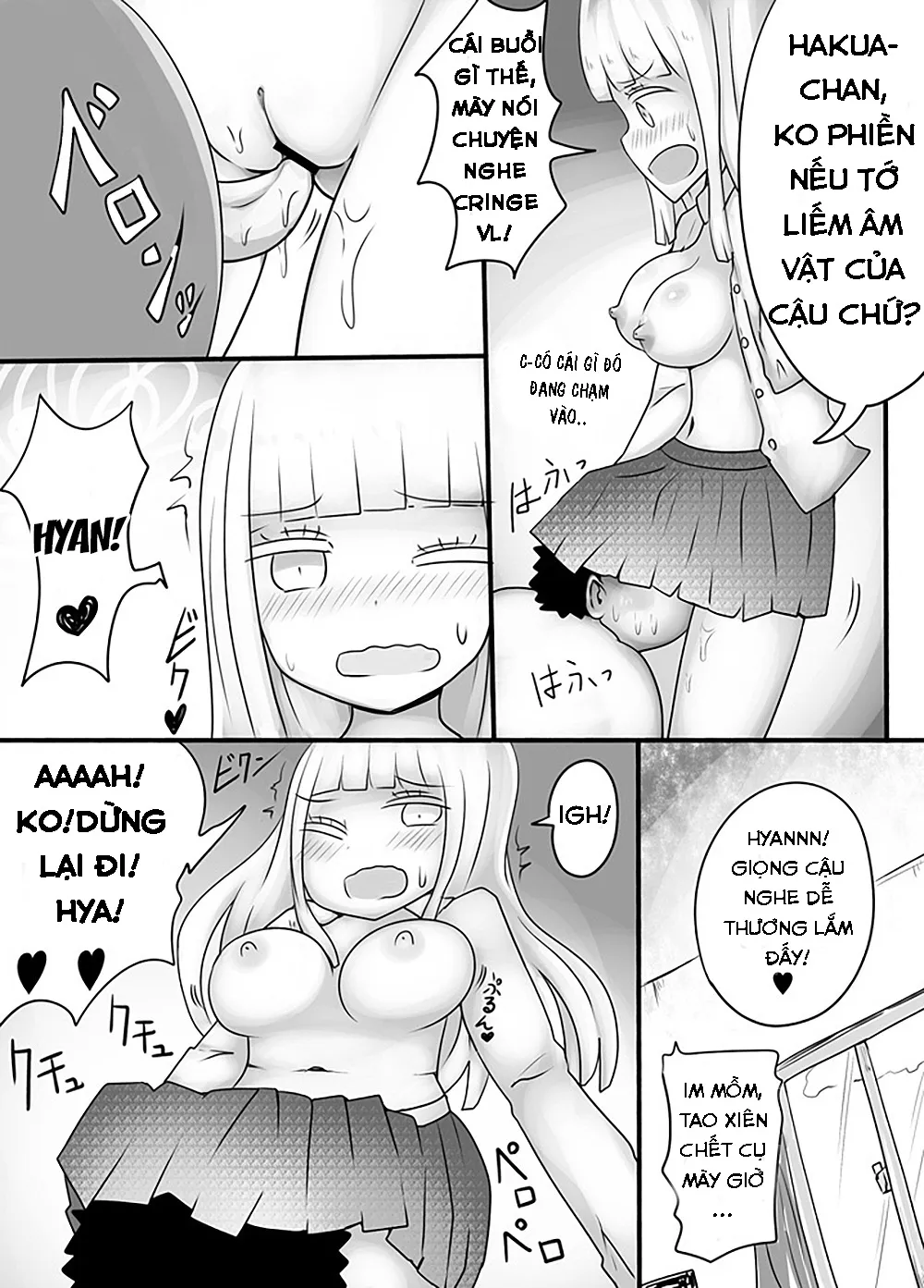 HentaiVN.net - Ảnh 21 - Shiraga no Danshi Koukousei ga Akuyuu ni Hamerarete Ayashii Kusuri o Nomasaretara Nyotaika Shite Shimattakeredo Nashikuzushi-teki ni SEX suru Funiki ni Natte Iru. - Chap 1