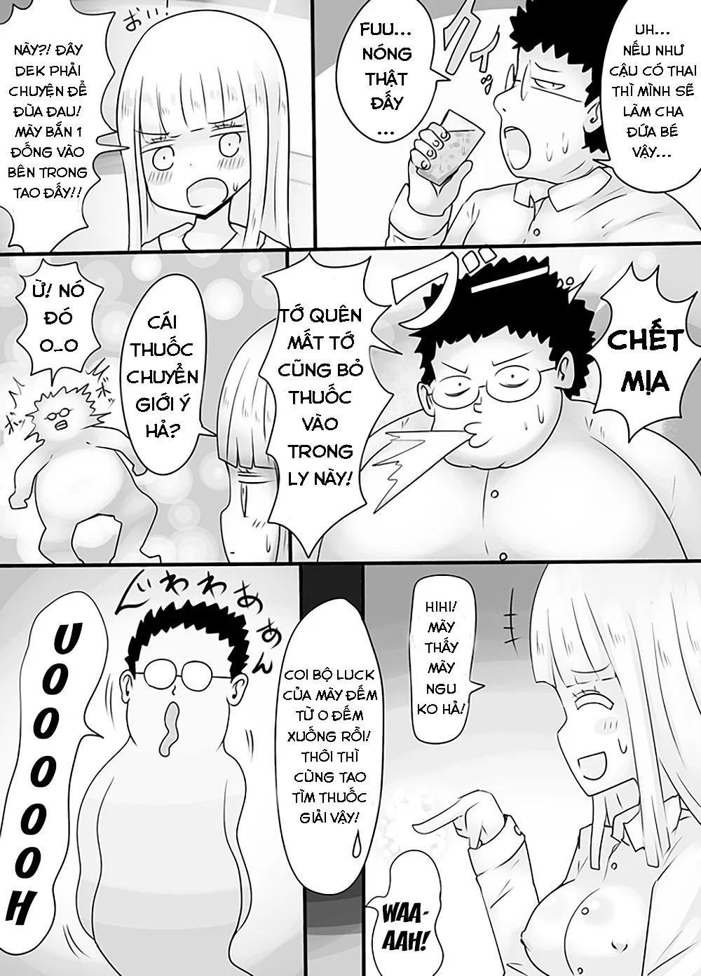 HentaiVN.net - Ảnh 29 - Shiraga no Danshi Koukousei ga Akuyuu ni Hamerarete Ayashii Kusuri o Nomasaretara Nyotaika Shite Shimattakeredo Nashikuzushi-teki ni SEX suru Funiki ni Natte Iru. - Chap 1