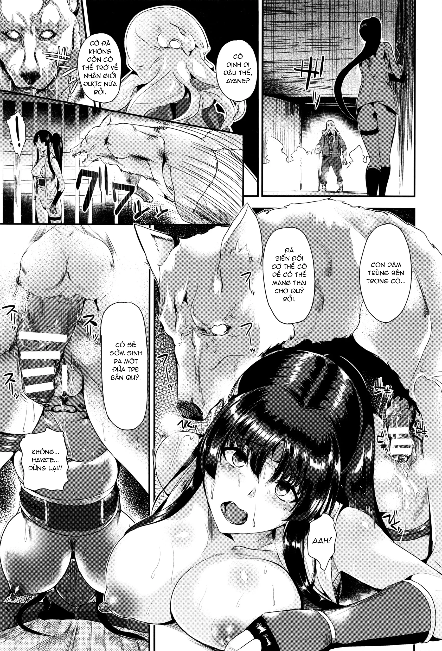 HentaiVN.net - Ảnh 14 - Torawareta Taimashi Ayane - Chap 1