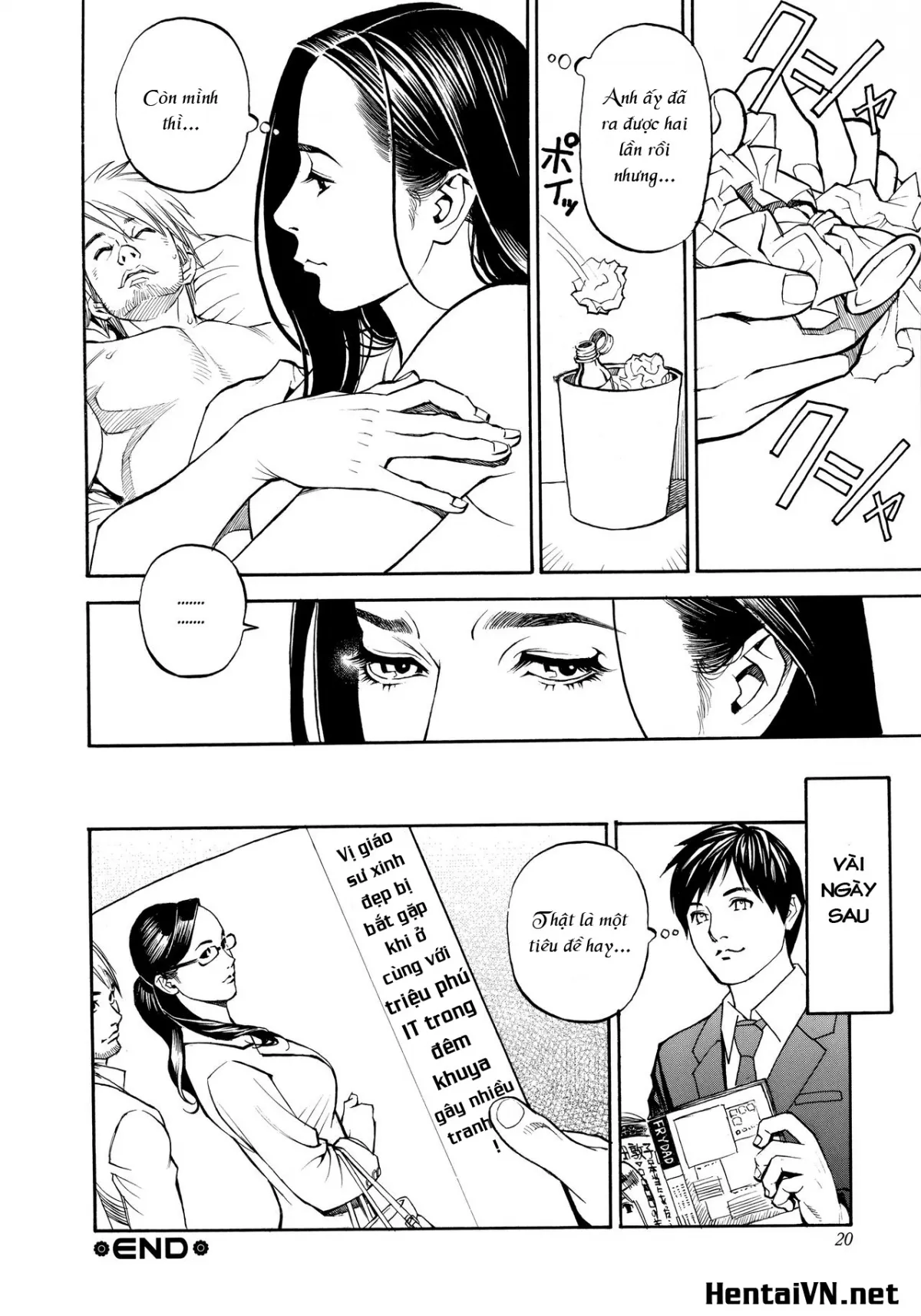 HentaiVN.net - Ảnh 19 - Vị giáo sư xinh đẹp và người tình yếu sinh lí [In Y Akajuutan] - Chap 1