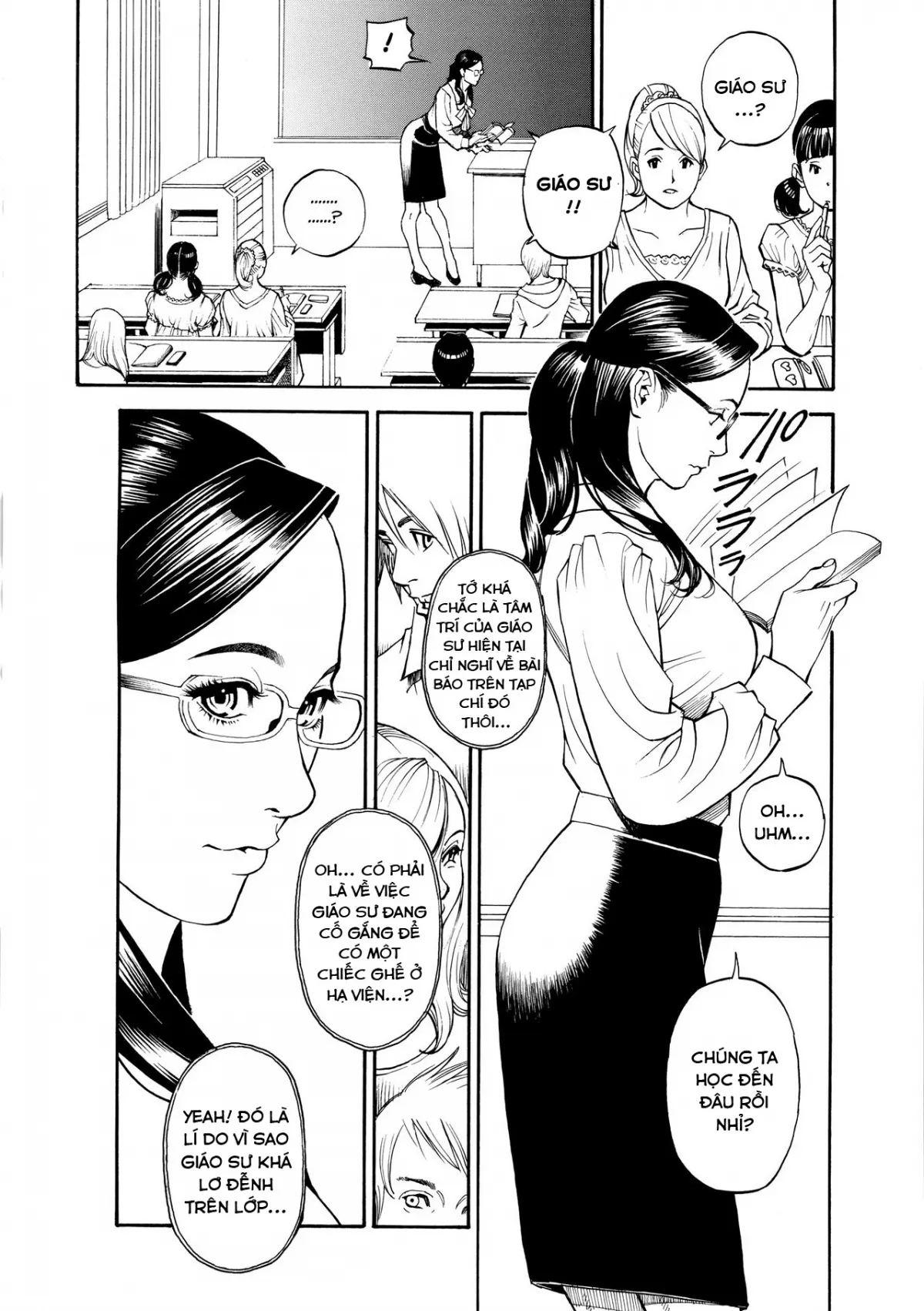 HentaiVN.net - Ảnh 8 - Vị giáo sư xinh đẹp và người tình yếu sinh lí [In Y Akajuutan] - Chap 1