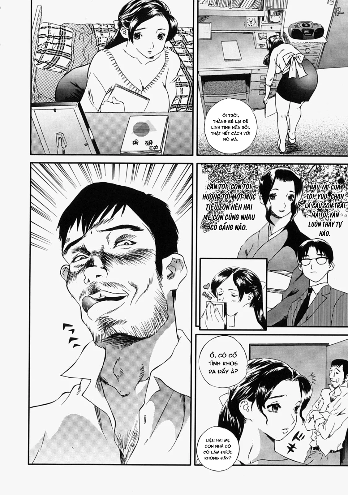 HentaiVN.net - Ảnh 11 - Người Vợ Sa Ngã [人妻くずし] - Chap 1