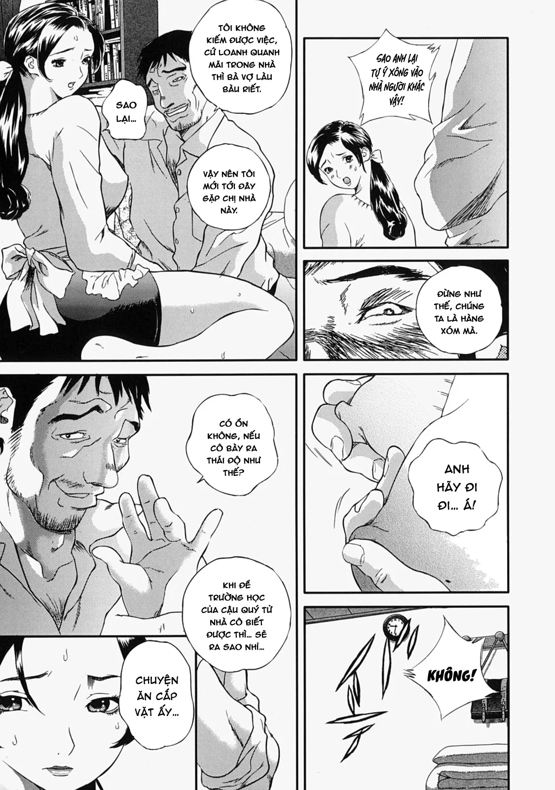 HentaiVN.net - Ảnh 12 - Người Vợ Sa Ngã [人妻くずし] - Chap 1