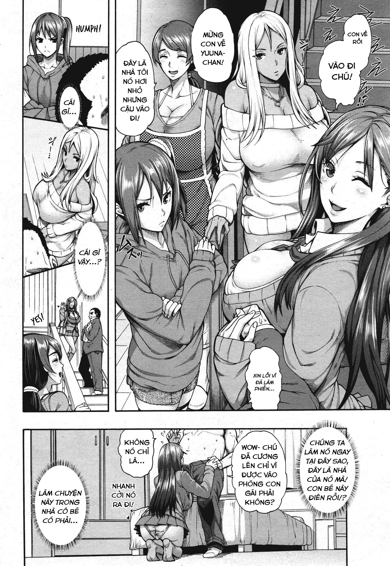 HentaiVN.net - Ảnh 5 - Bitch Tenshi Oyako 1 [Mother Daughter Angel Bitches] - Chap 1
