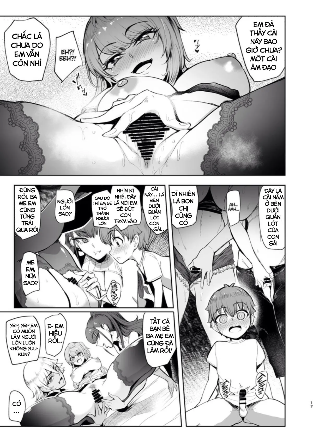HentaiVN.net - Ảnh 17 - The Place I Stayed Over at Belonged to Perverted Gyaru Onee-chans - Chap 1