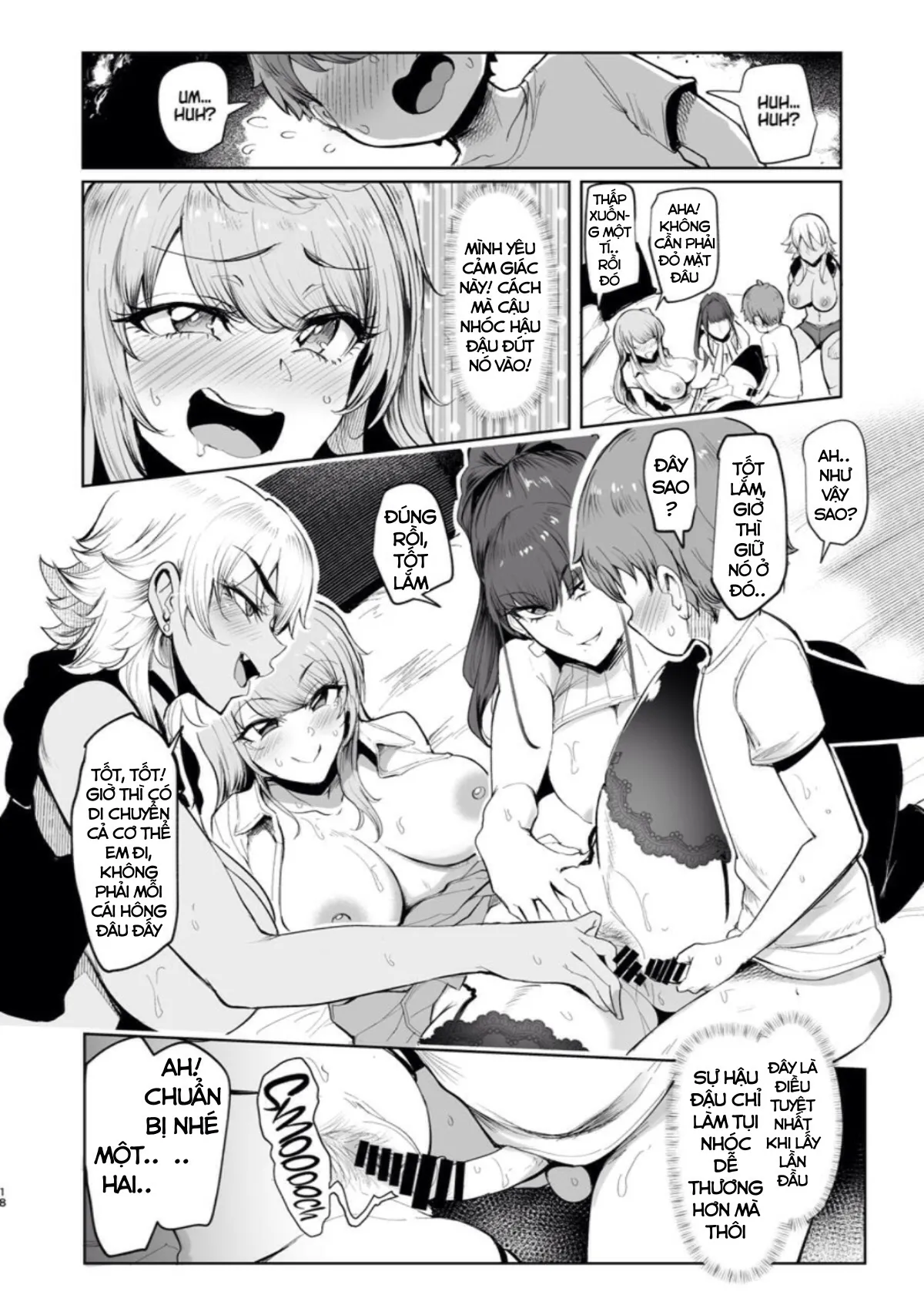 HentaiVN.net - Ảnh 18 - The Place I Stayed Over at Belonged to Perverted Gyaru Onee-chans - Chap 1