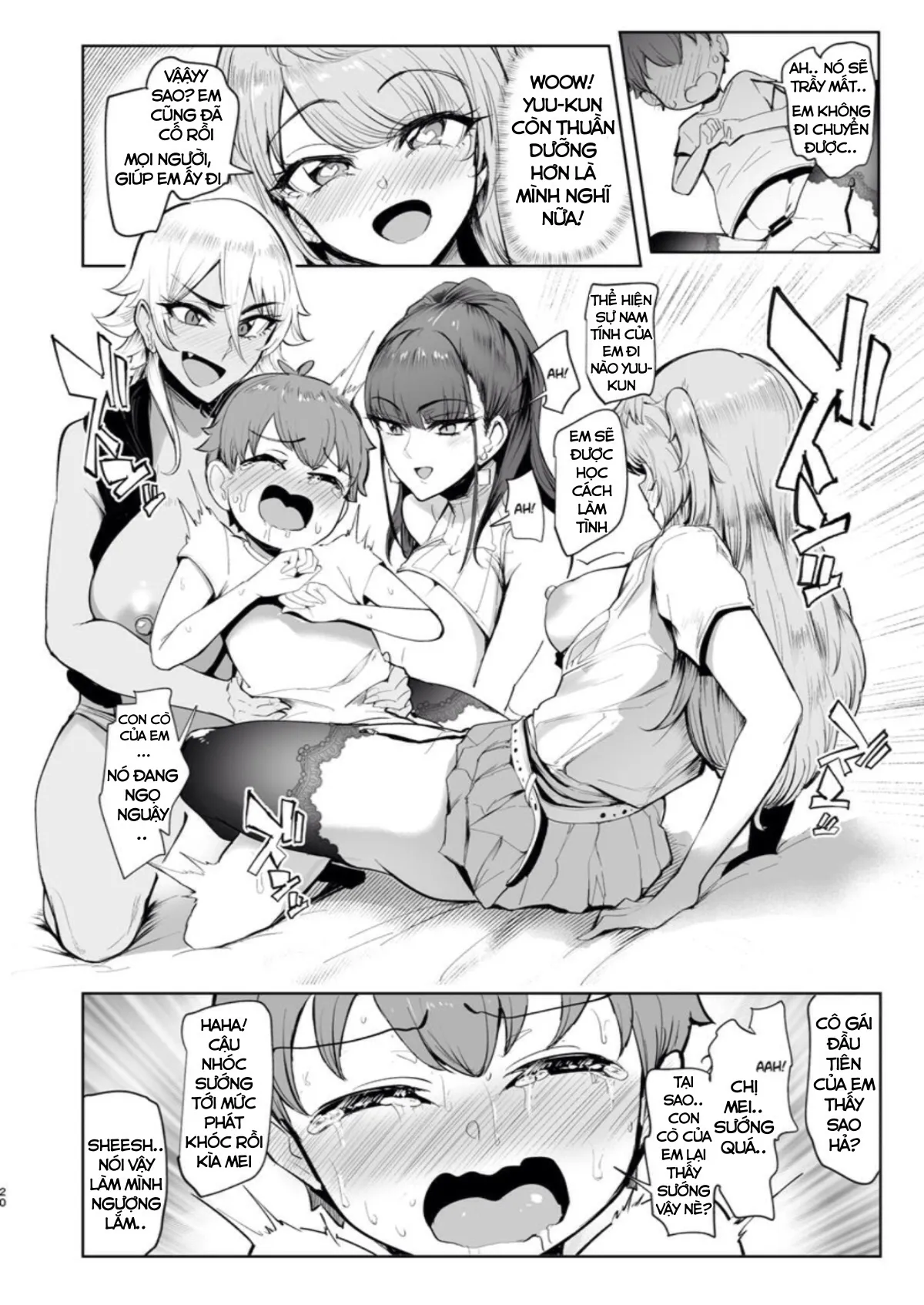 HentaiVN.net - Ảnh 20 - The Place I Stayed Over at Belonged to Perverted Gyaru Onee-chans - Chap 1
