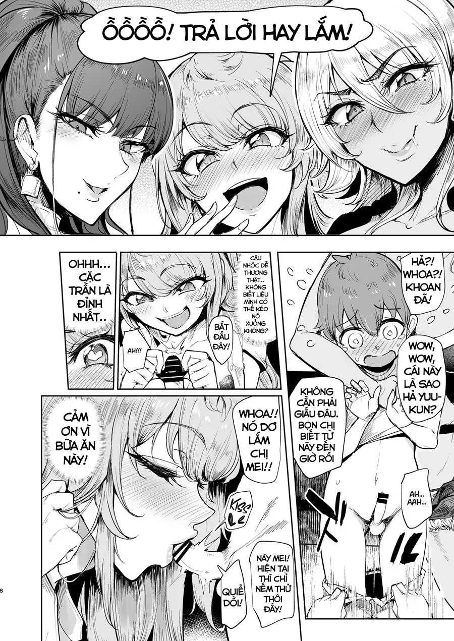 HentaiVN.net - Ảnh 8 - The Place I Stayed Over at Belonged to Perverted Gyaru Onee-chans - Chap 1