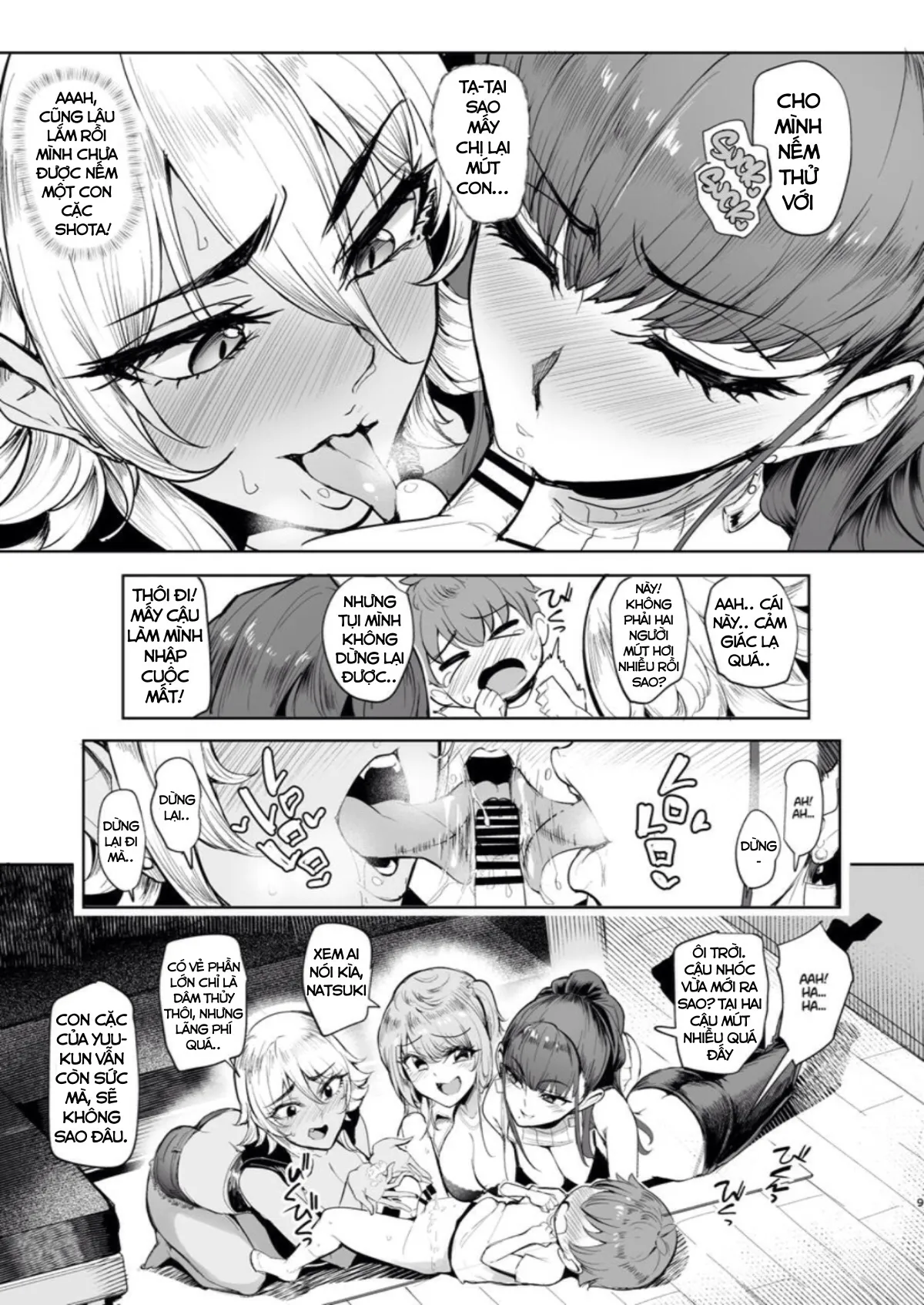 HentaiVN.net - Ảnh 9 - The Place I Stayed Over at Belonged to Perverted Gyaru Onee-chans - Chap 1