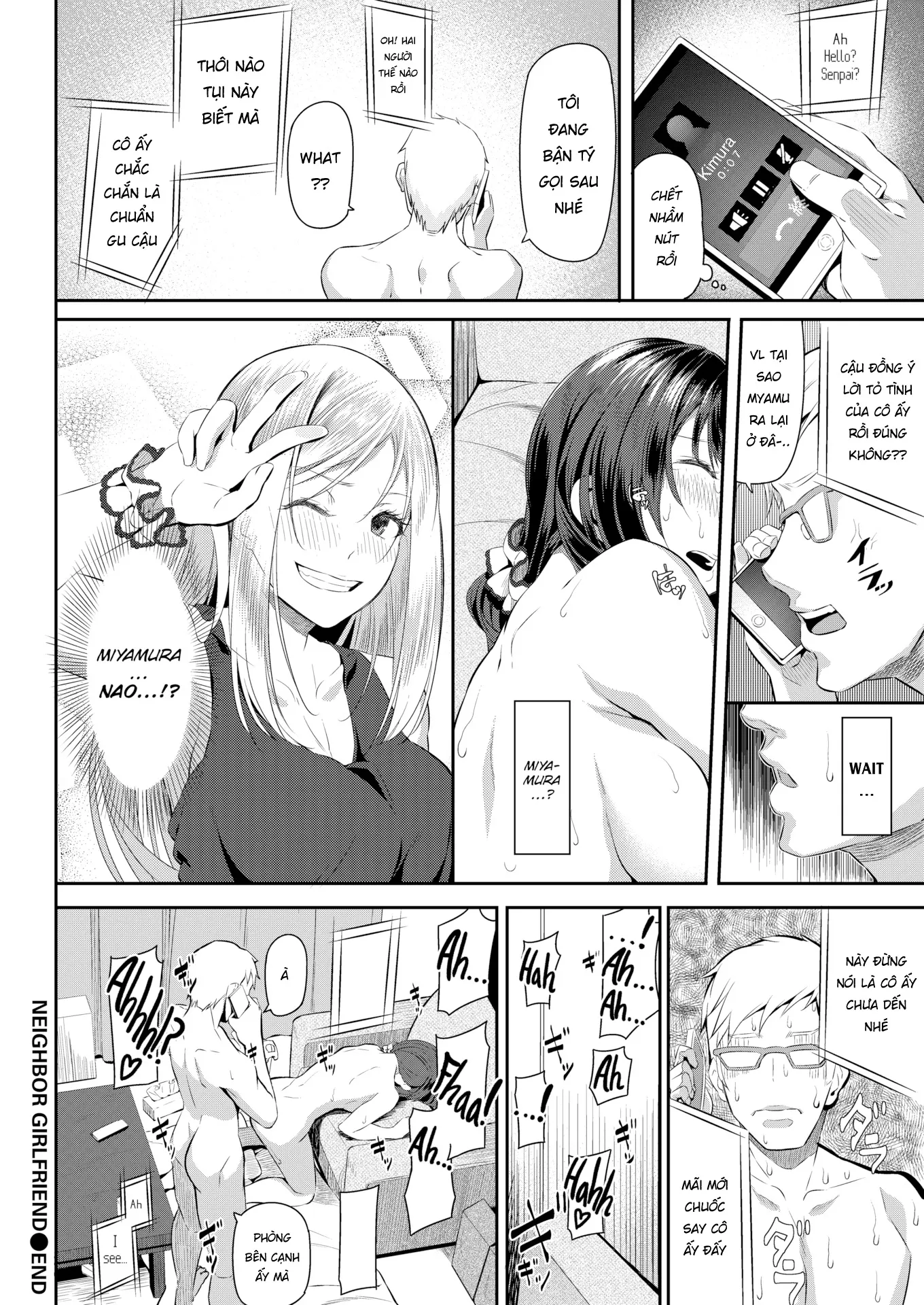 HentaiVN.net - Ảnh 17 - Neighbor Girlfriend [Comic Kairakuten 2016-01] - Chap 1