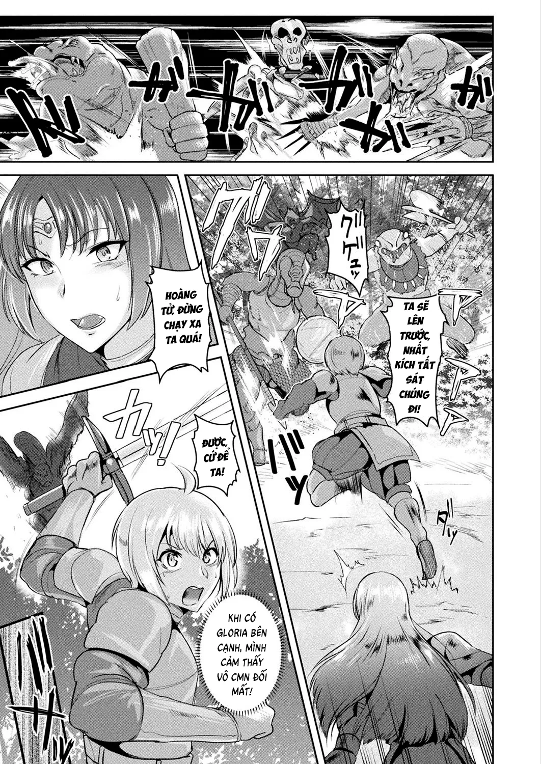 HentaiVN.net - Ảnh 14 - Intemperance Imperial Guard Knight Gloria [Tomone no Konoe Kishi Gloria] - Chap 1