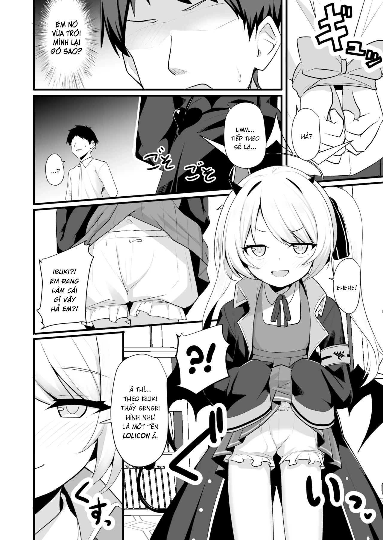 HentaiVN.net - Ảnh 3 - Ibuki muốn được chơi với thầy cơ! - Chap 1