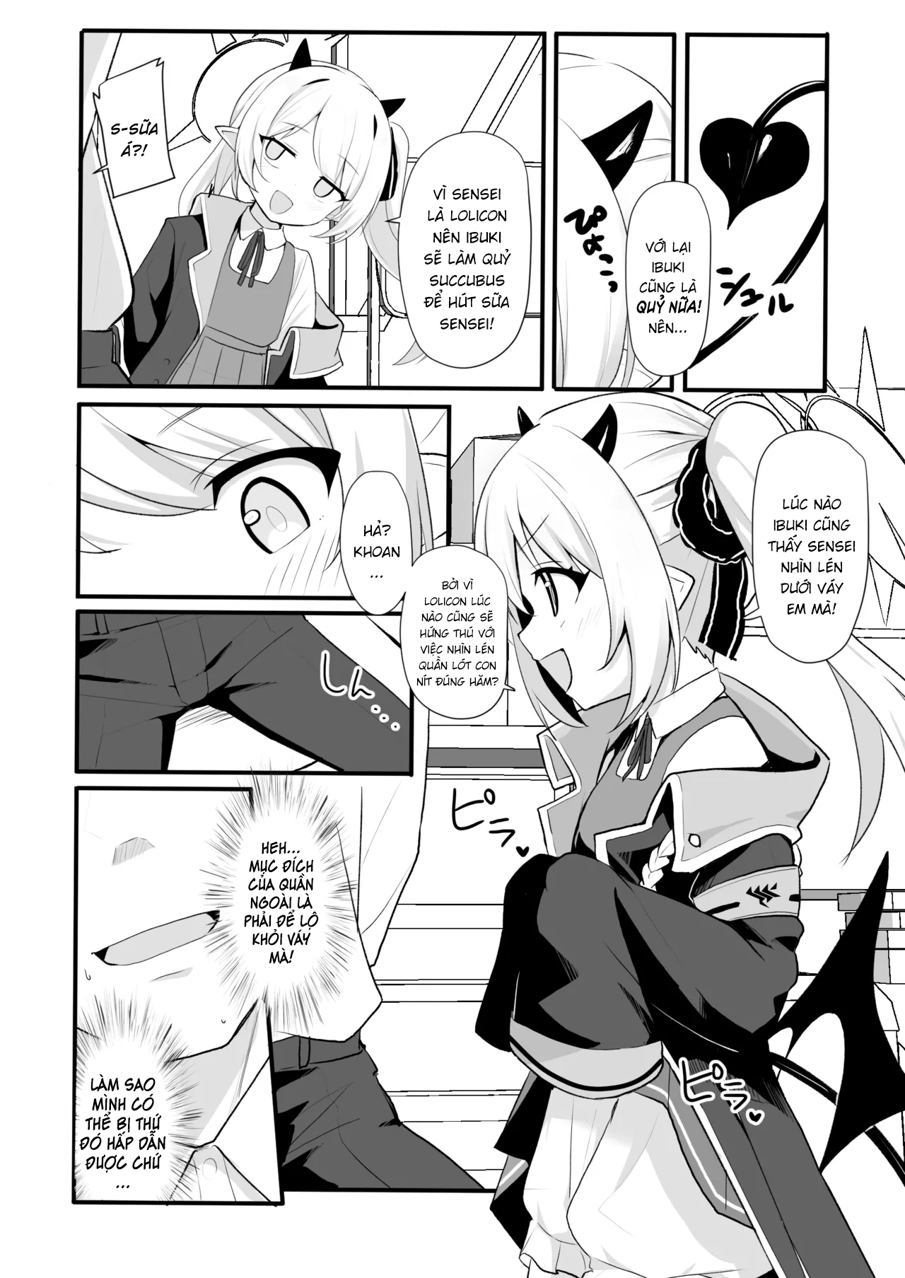 HentaiVN.net - Ảnh 4 - Ibuki muốn được chơi với thầy cơ! - Chap 1