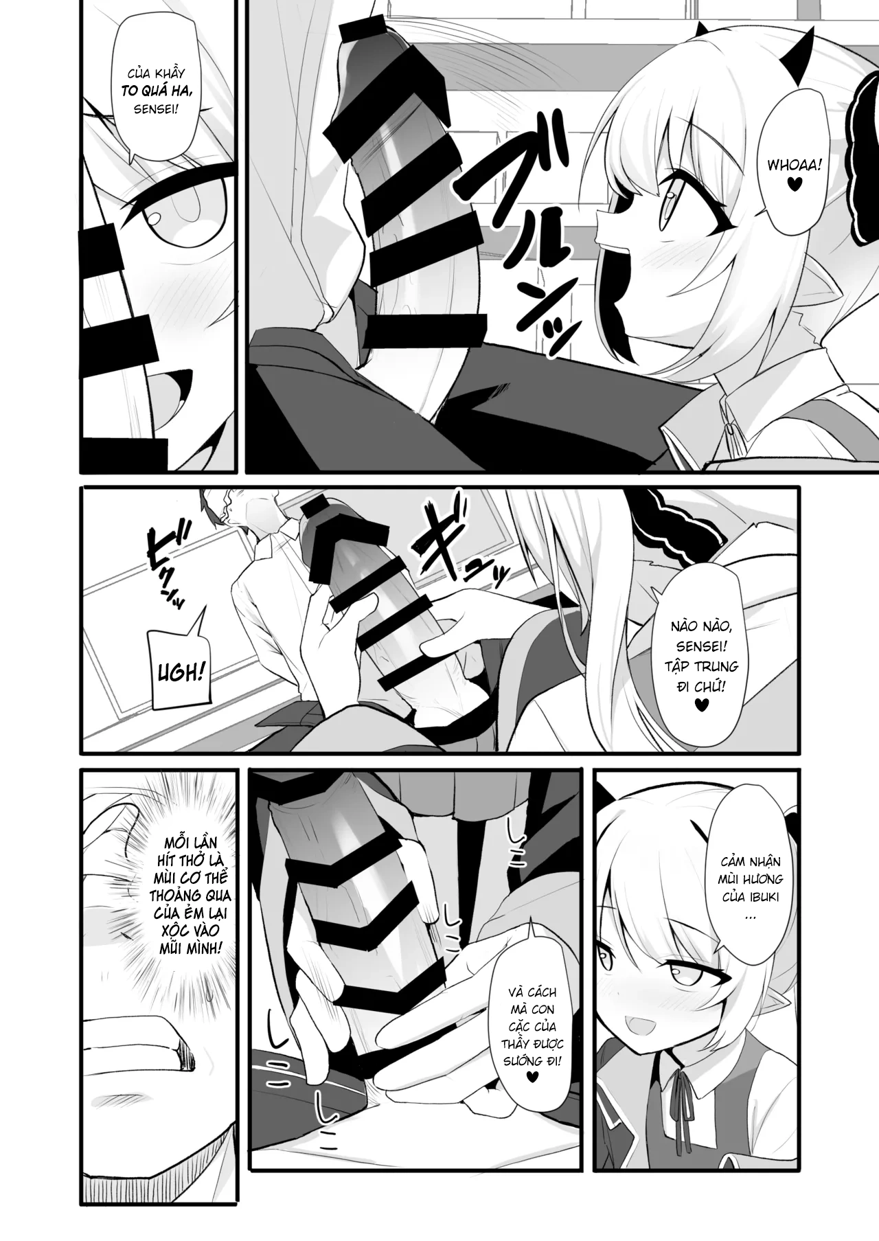 HentaiVN.net - Ảnh 7 - Ibuki muốn được chơi với thầy cơ! - Chap 1
