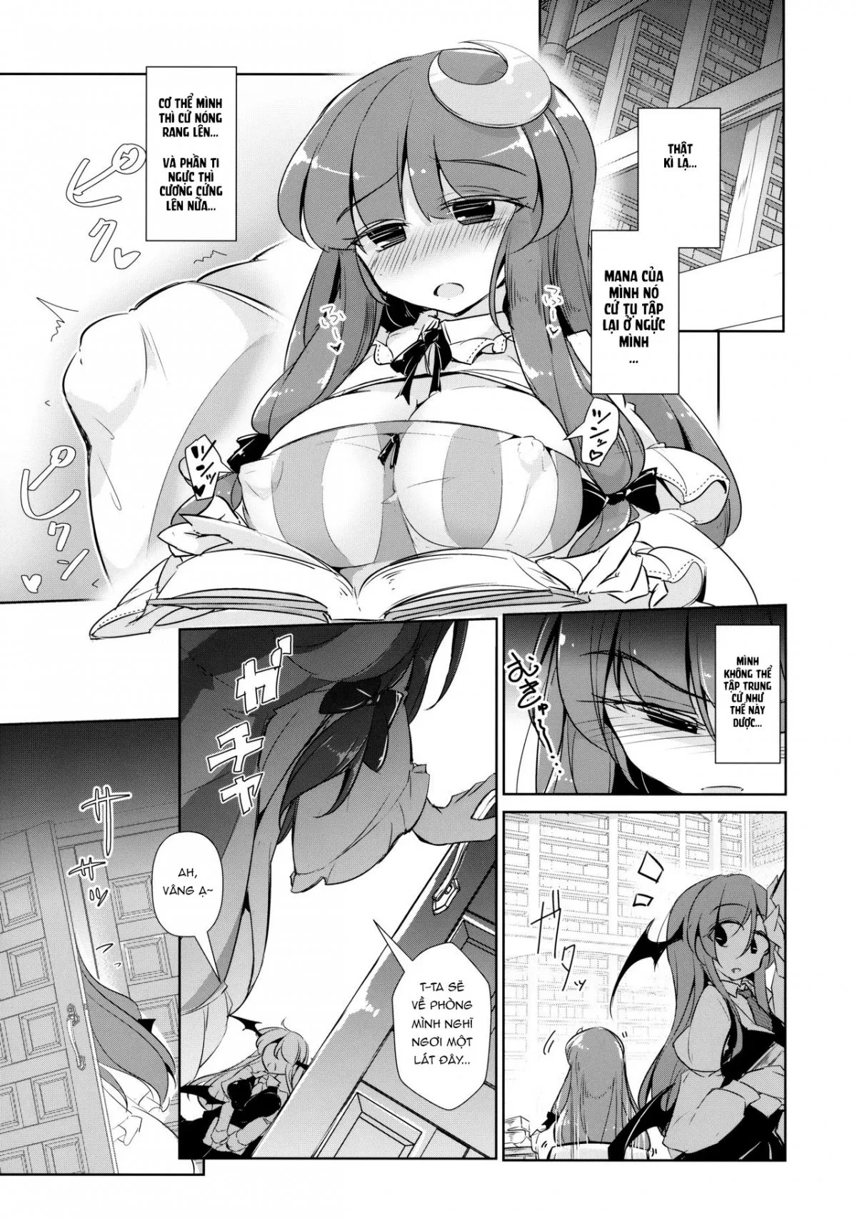 HentaiVN.net - Ảnh 11 - PatchouKoa Nyuuetsu Shujuu Gyakutenda (Touhou Project) - Chap 1