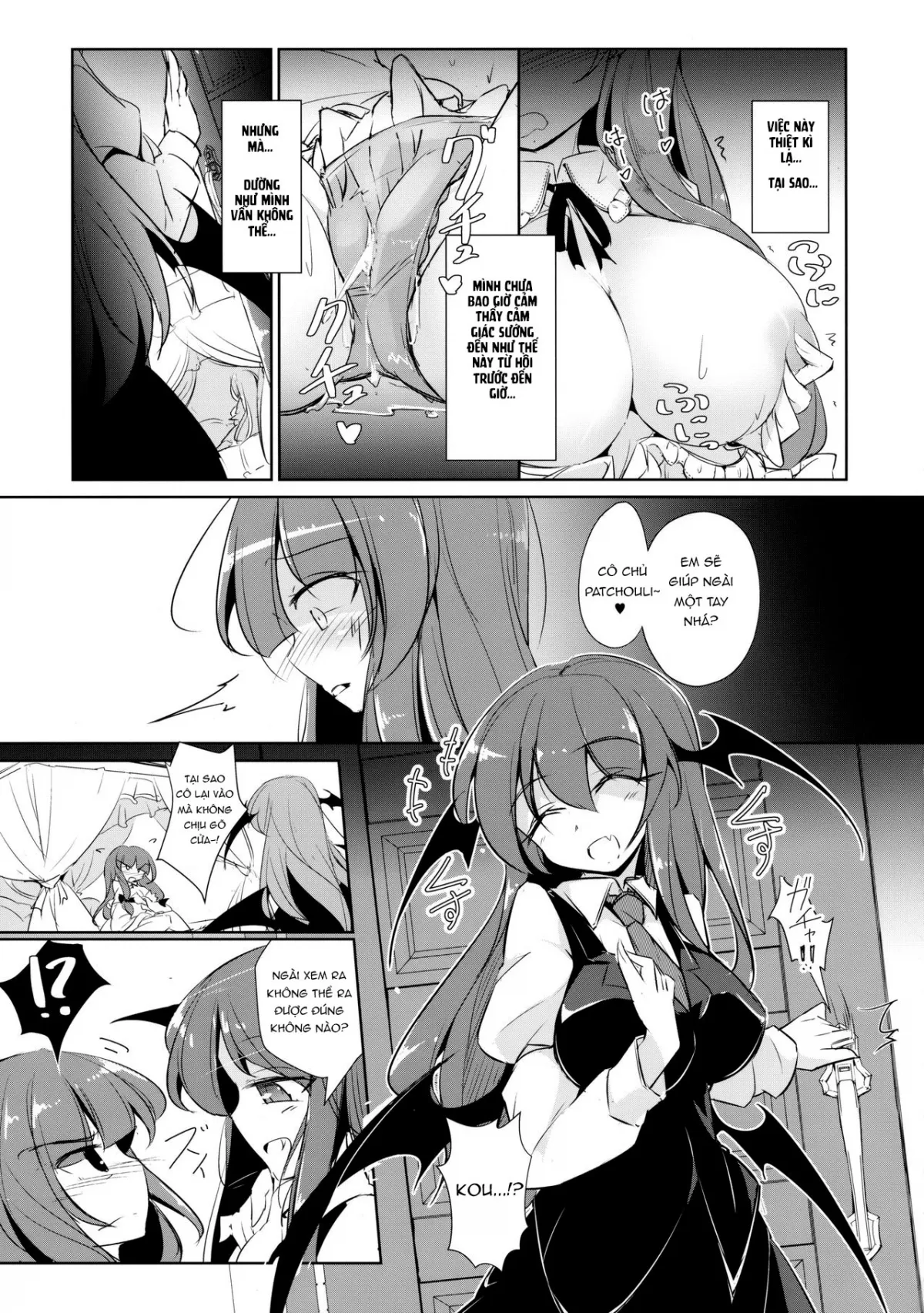 HentaiVN.net - Ảnh 13 - PatchouKoa Nyuuetsu Shujuu Gyakutenda (Touhou Project) - Chap 1