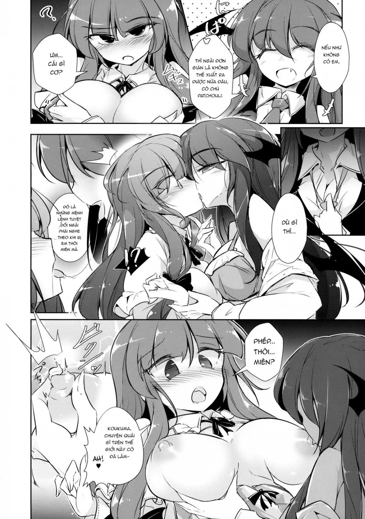 HentaiVN.net - Ảnh 14 - PatchouKoa Nyuuetsu Shujuu Gyakutenda (Touhou Project) - Chap 1