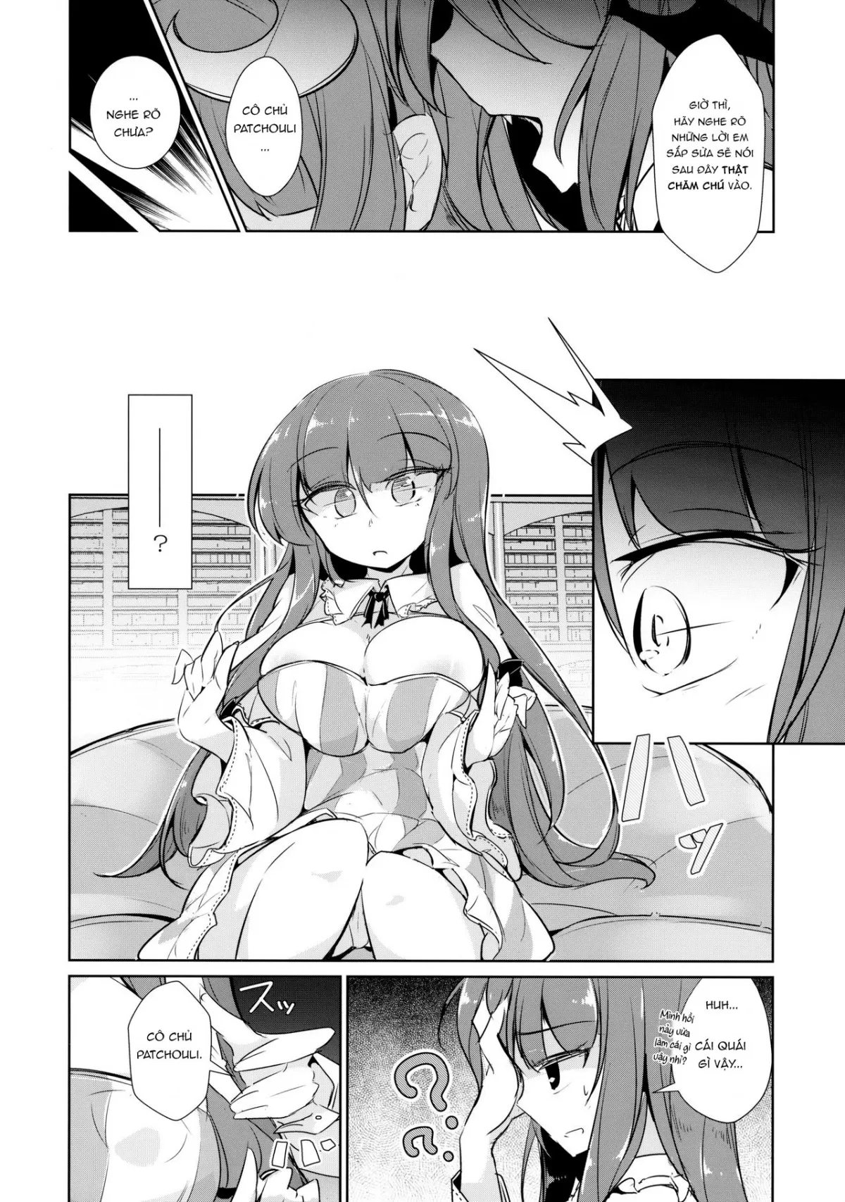 HentaiVN.net - Ảnh 6 - PatchouKoa Nyuuetsu Shujuu Gyakutenda (Touhou Project) - Chap 1