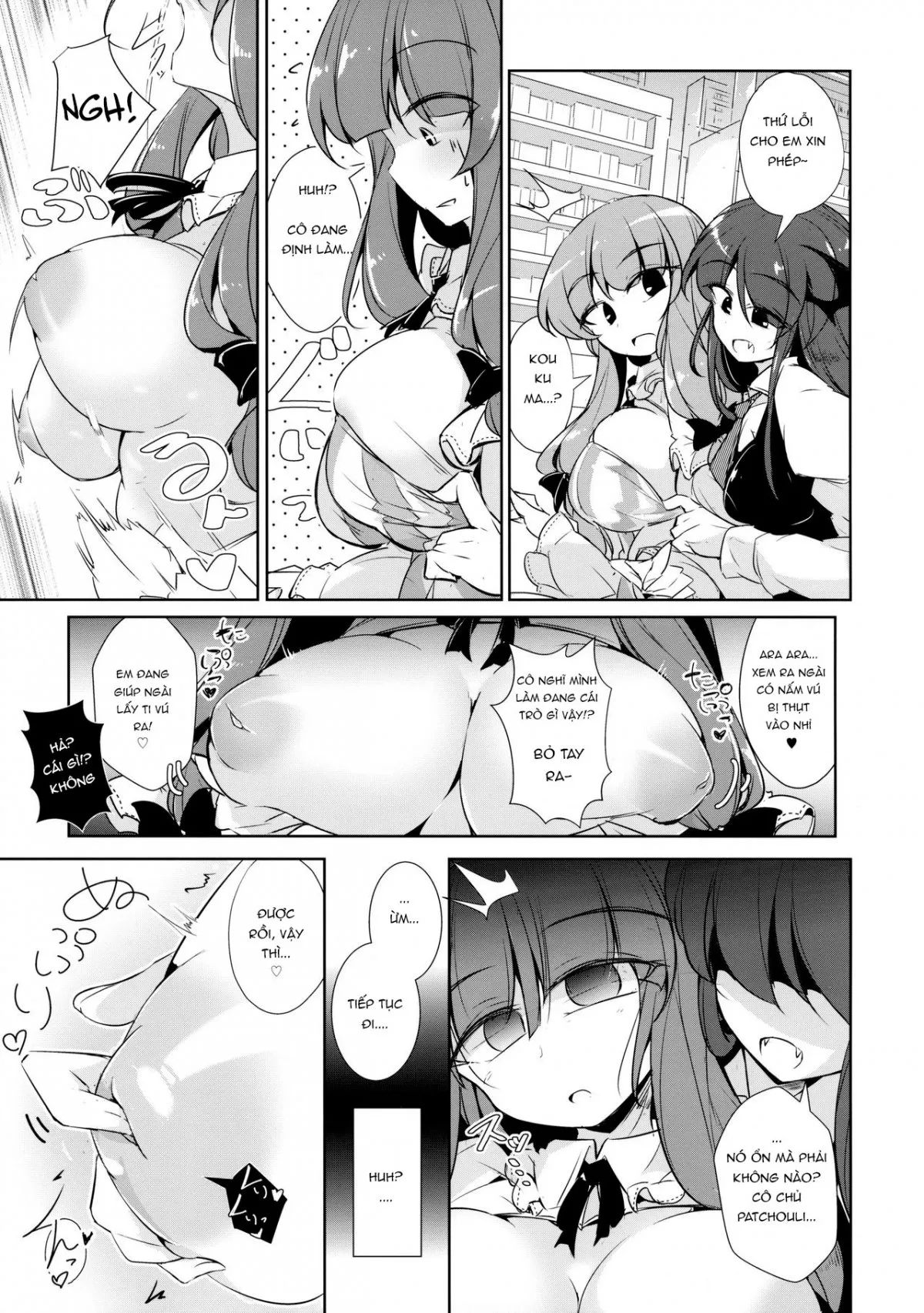 HentaiVN.net - Ảnh 7 - PatchouKoa Nyuuetsu Shujuu Gyakutenda (Touhou Project) - Chap 1
