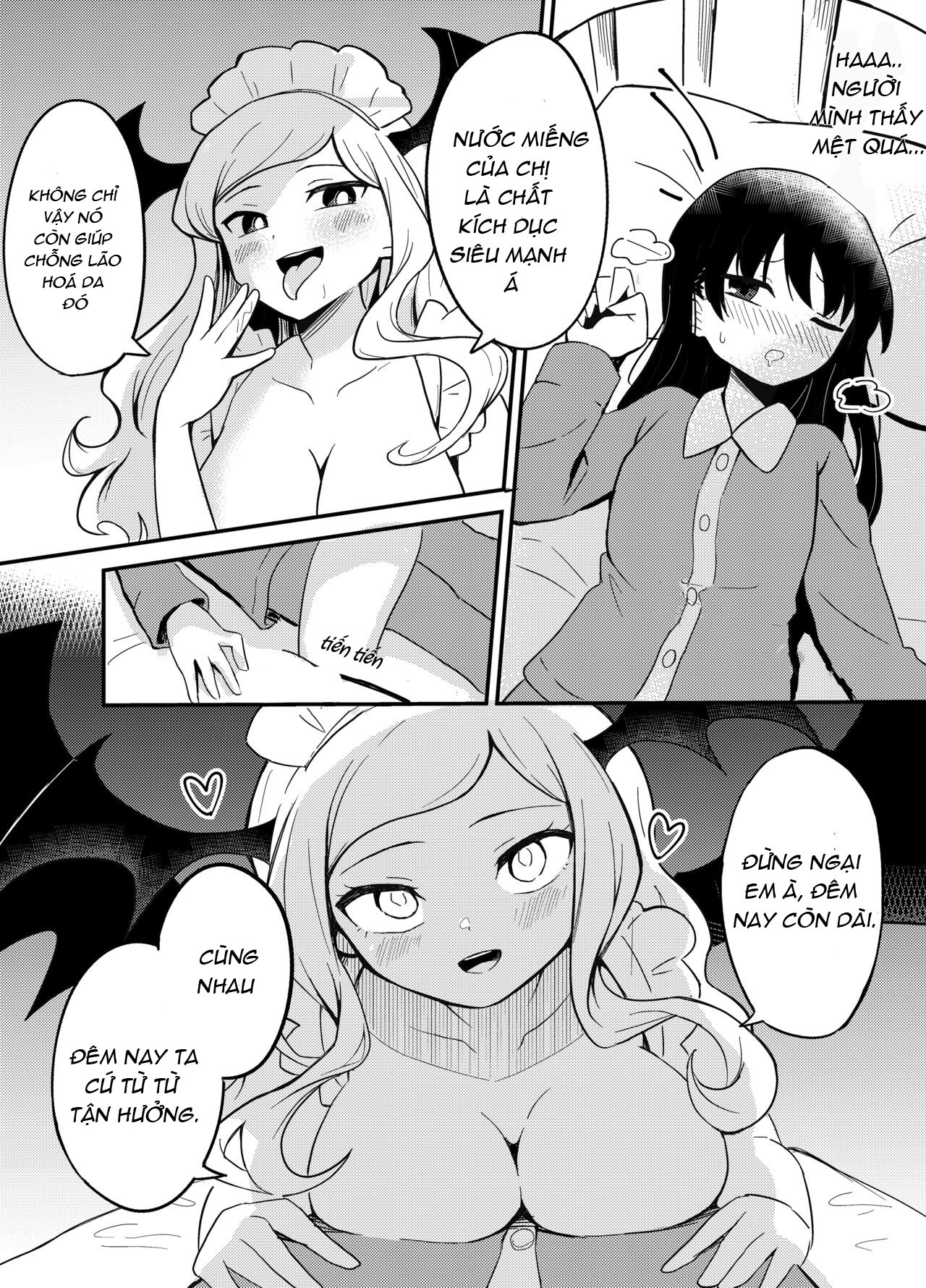 HentaiVN.net - Ảnh 14 - Yuri Succu Maid no Amaama Gohoushi - Chap 1