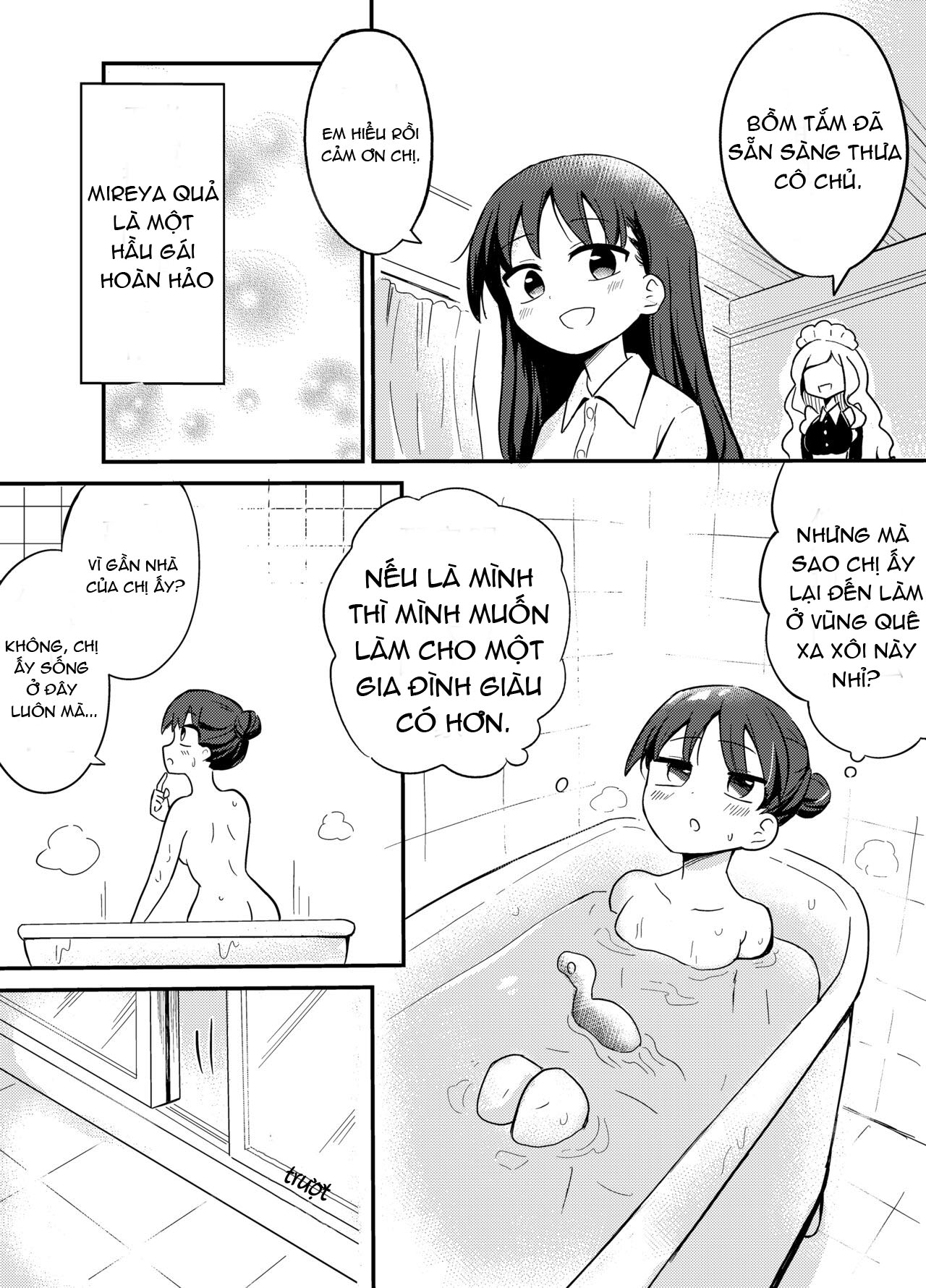 HentaiVN.net - Ảnh 4 - Yuri Succu Maid no Amaama Gohoushi - Chap 1