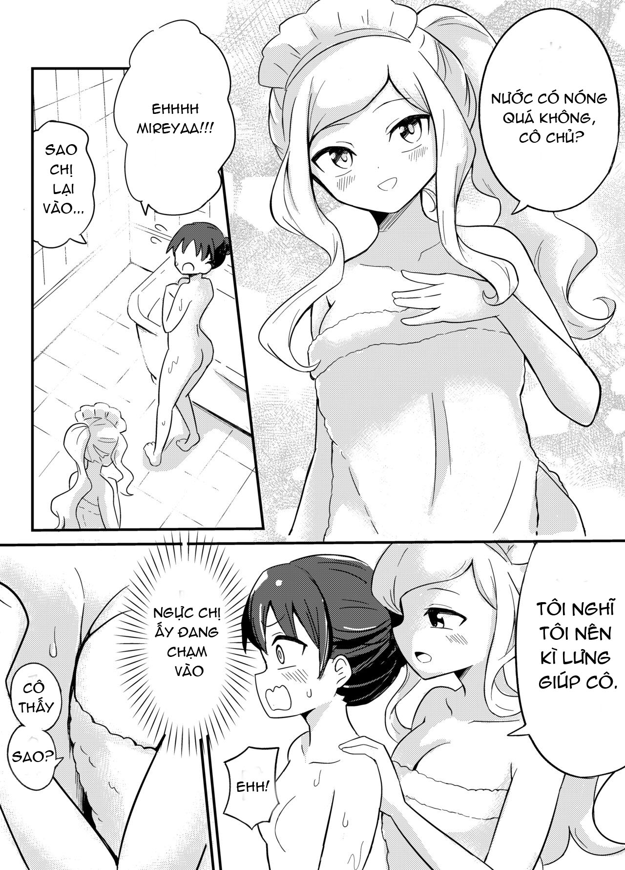 HentaiVN.net - Ảnh 5 - Yuri Succu Maid no Amaama Gohoushi - Chap 1