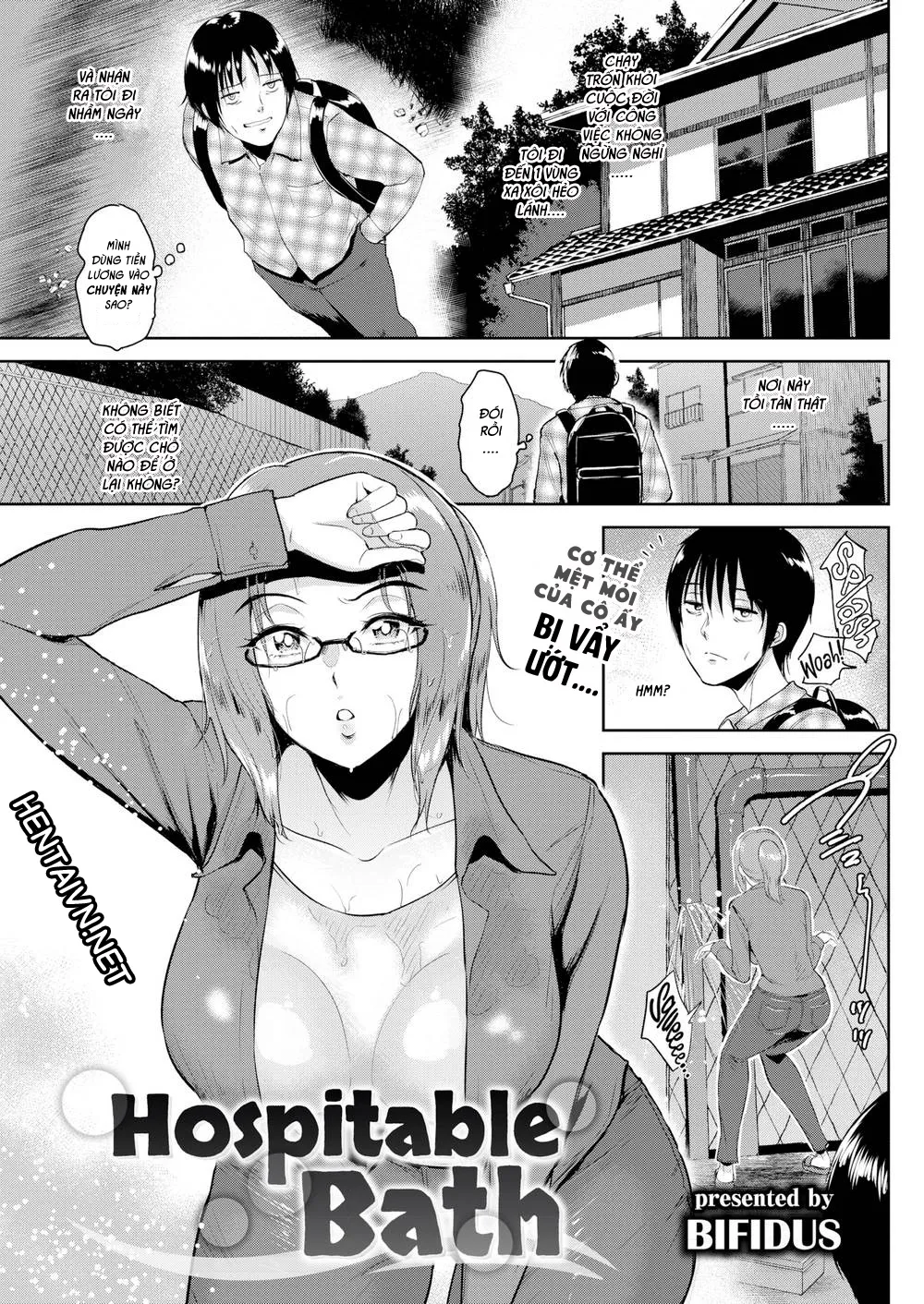 HentaiVN.net - Ảnh 3 - Chủ tịch nghỉ việc về quê sửa ống nước và cái kết! [Hospitable Bath] - Chap 1