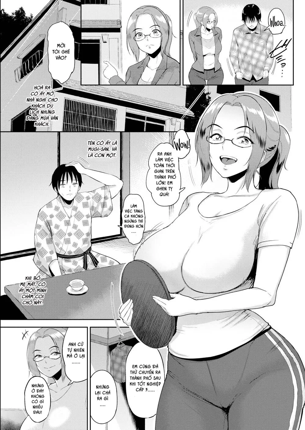 HentaiVN.net - Ảnh 5 - Chủ tịch nghỉ việc về quê sửa ống nước và cái kết! [Hospitable Bath] - Chap 1