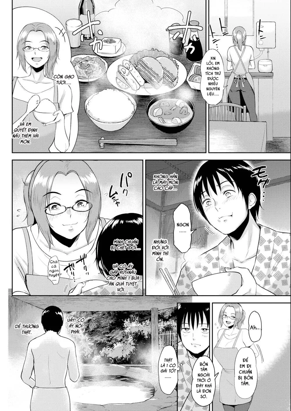 HentaiVN.net - Ảnh 6 - Chủ tịch nghỉ việc về quê sửa ống nước và cái kết! [Hospitable Bath] - Chap 1