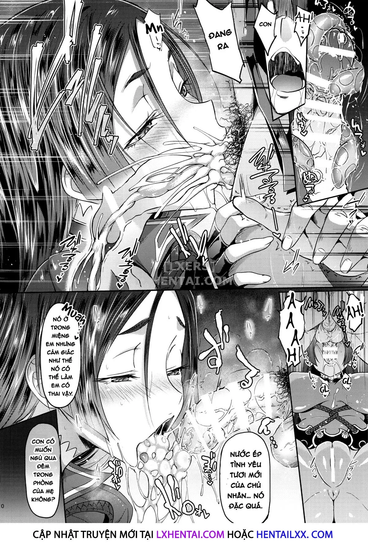 HentaiVN.net - Ảnh 16 - Raikou Mama Boseiteki Sakusei Nama Houshi. [Mommy Raikou's Maternal Squeezing Service] - Chap 1