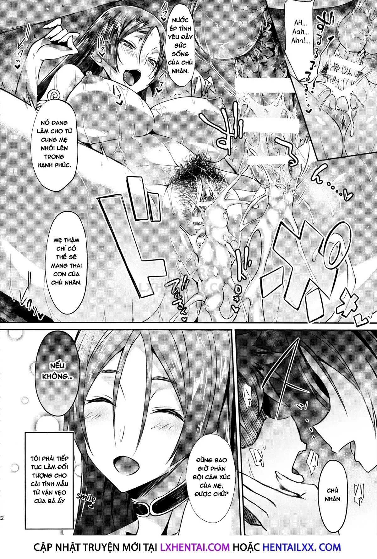 HentaiVN.net - Ảnh 28 - Raikou Mama Boseiteki Sakusei Nama Houshi. [Mommy Raikou's Maternal Squeezing Service] - Chap 1