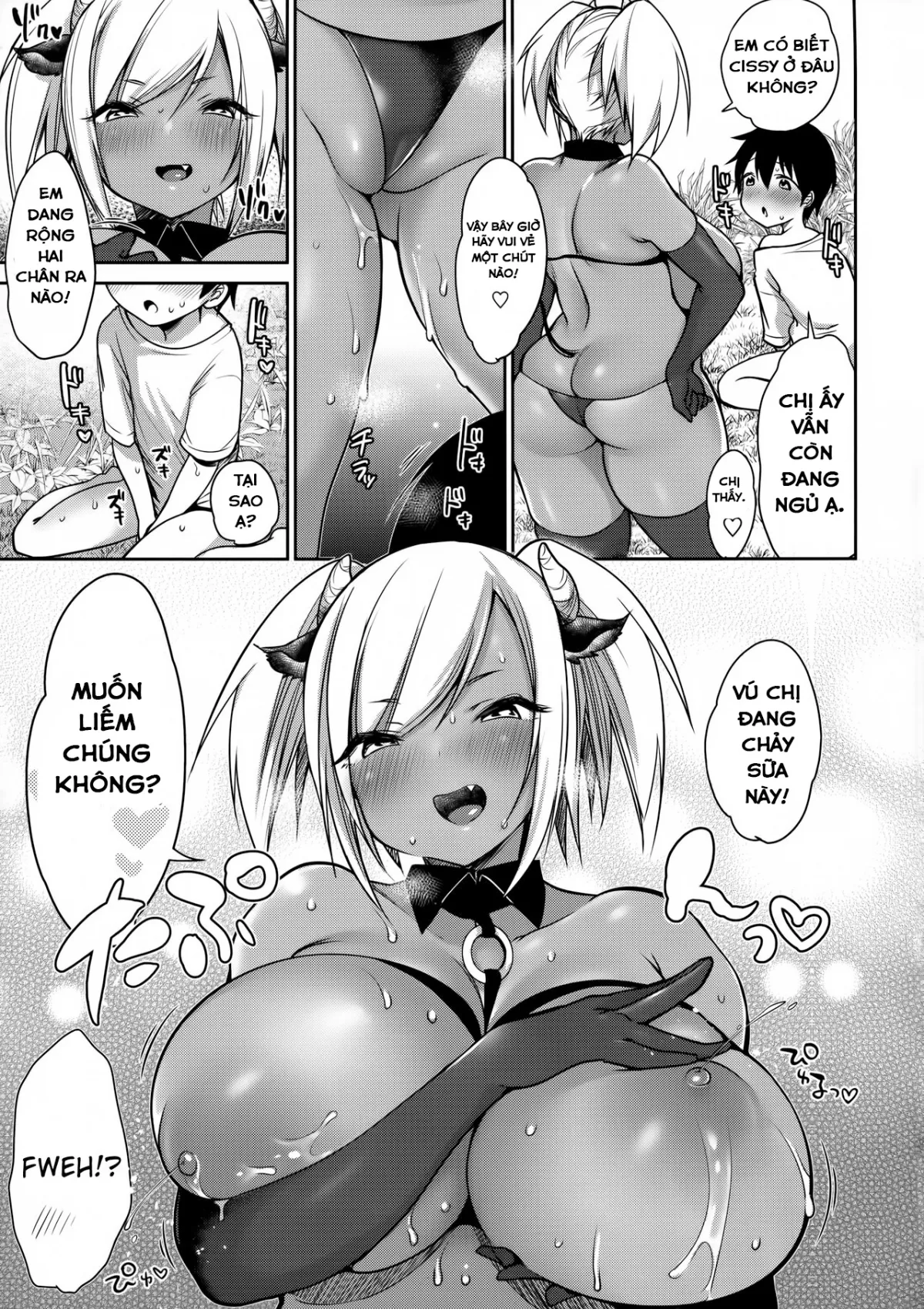 HentaiVN.net - Ảnh 7 - Cậu bé và những cô bò [Makiba no Bonyuu Nikki ♡♡] - Chap 1