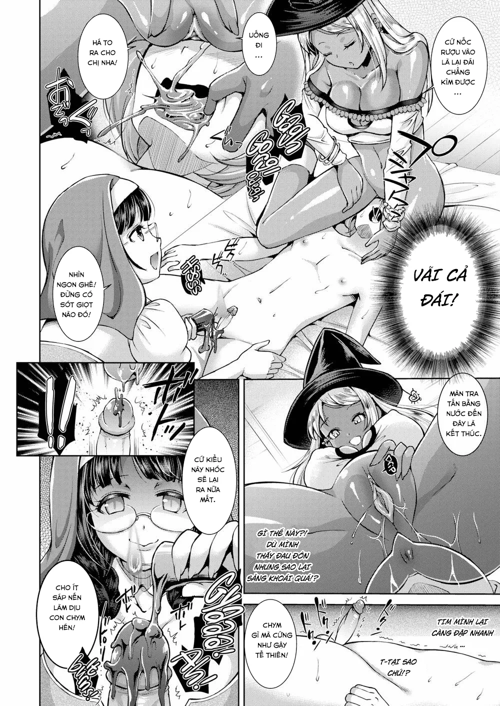 HentaiVN.net - Ảnh 13 - Hai Chị Phù Thủy Chịch Sương Sương Nhóc Shota Ngoan Đạo! [Hunted By a Witch!] - Chap 1