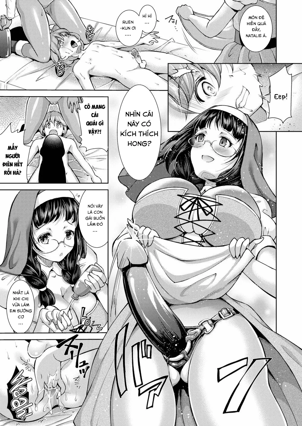 HentaiVN.net - Ảnh 14 - Hai Chị Phù Thủy Chịch Sương Sương Nhóc Shota Ngoan Đạo! [Hunted By a Witch!] - Chap 1
