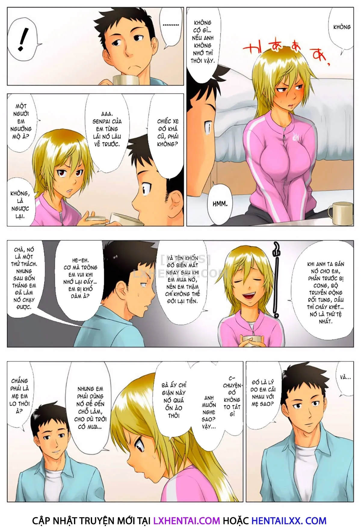 HentaiVN.net - Ảnh 19 - Yuka + Naoko [Yuuka -Tonari no Kinpatsu Musume ga Jitsu wa Otome datta Hanashi; Miboujin Naoko; Naoko The Widow] - Chap 1