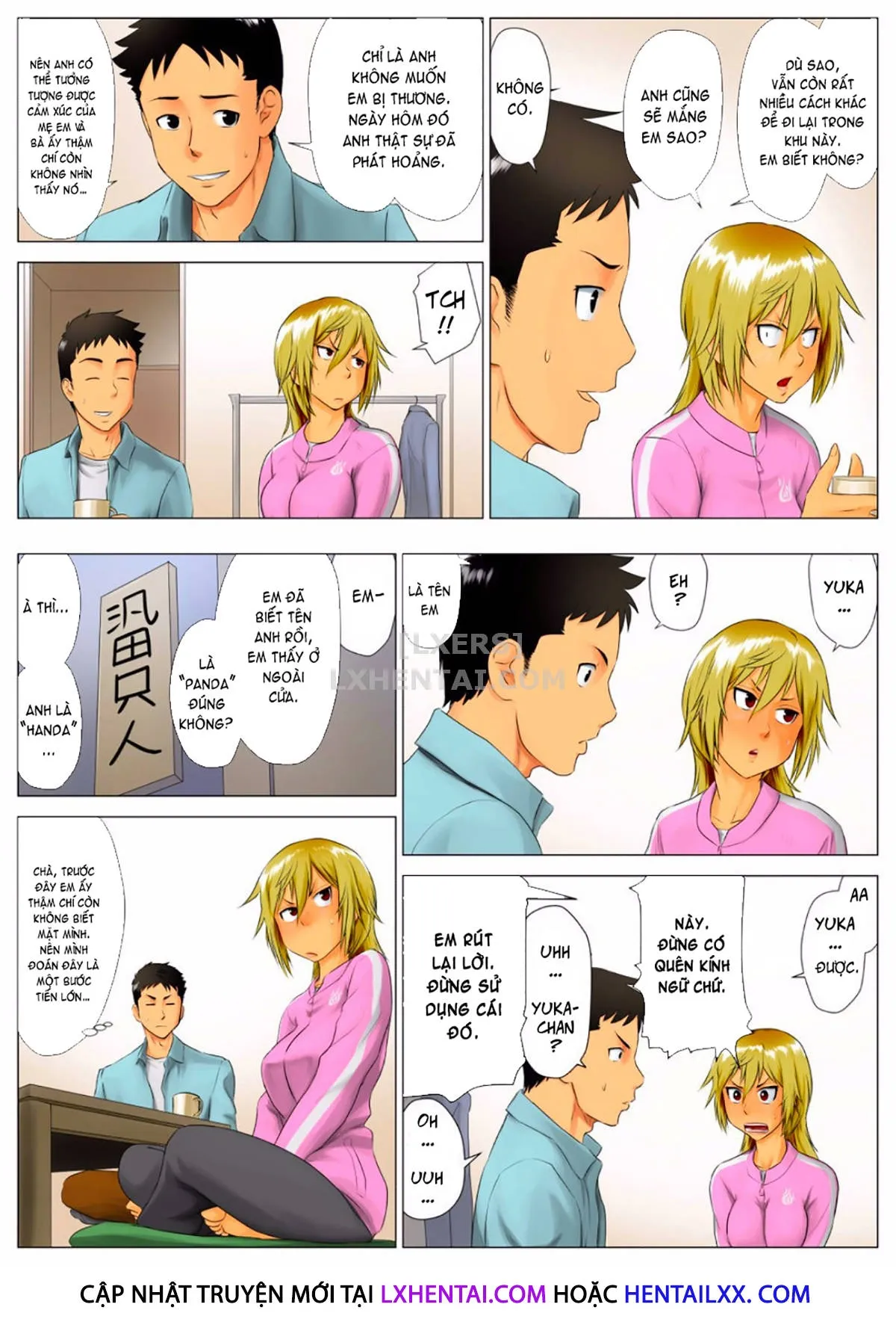 HentaiVN.net - Ảnh 20 - Yuka + Naoko [Yuuka -Tonari no Kinpatsu Musume ga Jitsu wa Otome datta Hanashi; Miboujin Naoko; Naoko The Widow] - Chap 1