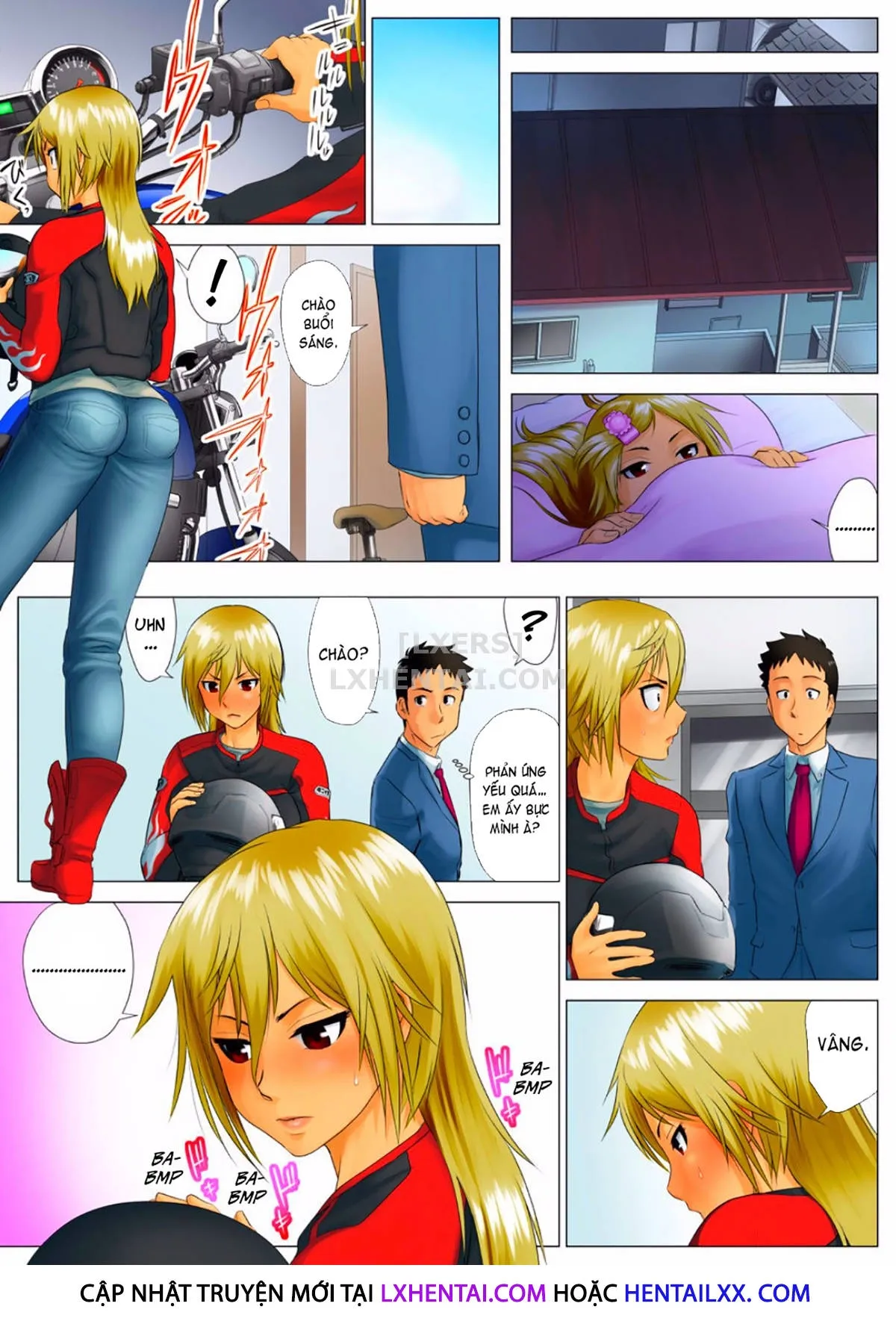 HentaiVN.net - Ảnh 22 - Yuka + Naoko [Yuuka -Tonari no Kinpatsu Musume ga Jitsu wa Otome datta Hanashi; Miboujin Naoko; Naoko The Widow] - Chap 1