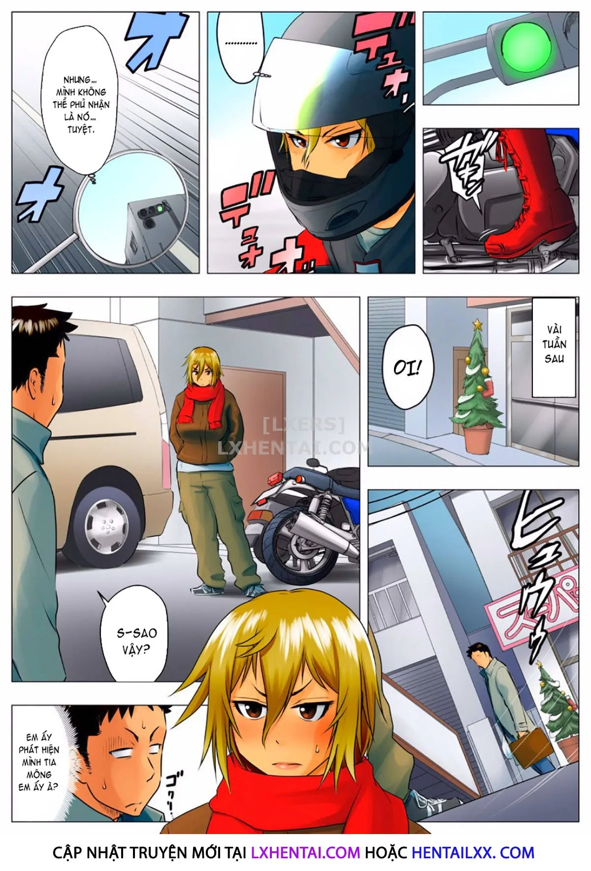 HentaiVN.net - Ảnh 24 - Yuka + Naoko [Yuuka -Tonari no Kinpatsu Musume ga Jitsu wa Otome datta Hanashi; Miboujin Naoko; Naoko The Widow] - Chap 1