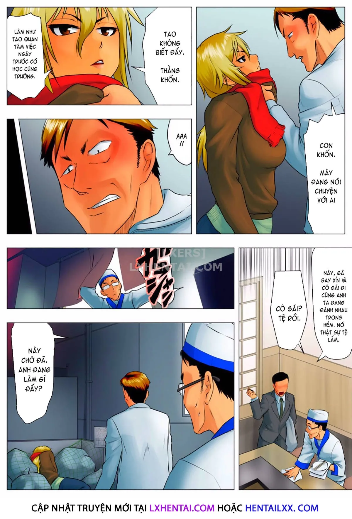 HentaiVN.net - Ảnh 31 - Yuka + Naoko [Yuuka -Tonari no Kinpatsu Musume ga Jitsu wa Otome datta Hanashi; Miboujin Naoko; Naoko The Widow] - Chap 1