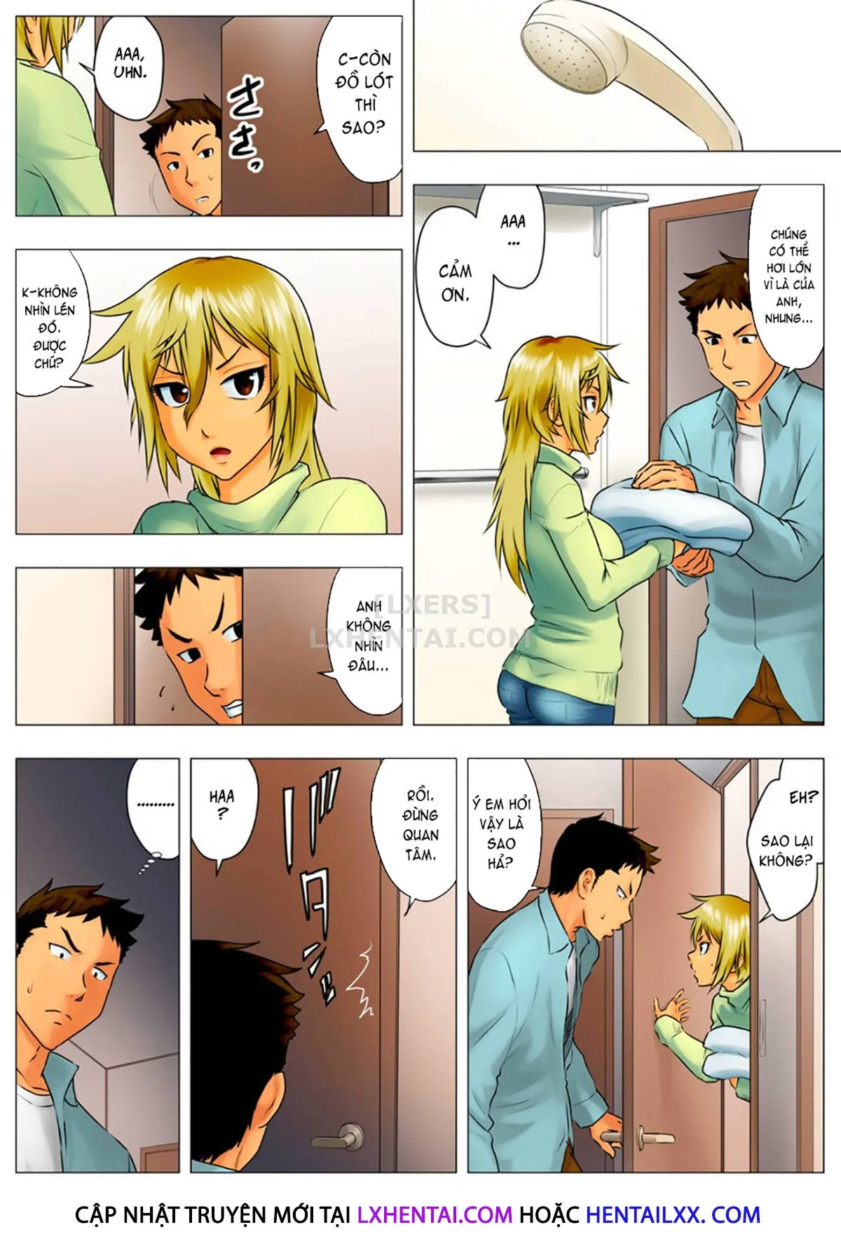 HentaiVN.net - Ảnh 35 - Yuka + Naoko [Yuuka -Tonari no Kinpatsu Musume ga Jitsu wa Otome datta Hanashi; Miboujin Naoko; Naoko The Widow] - Chap 1