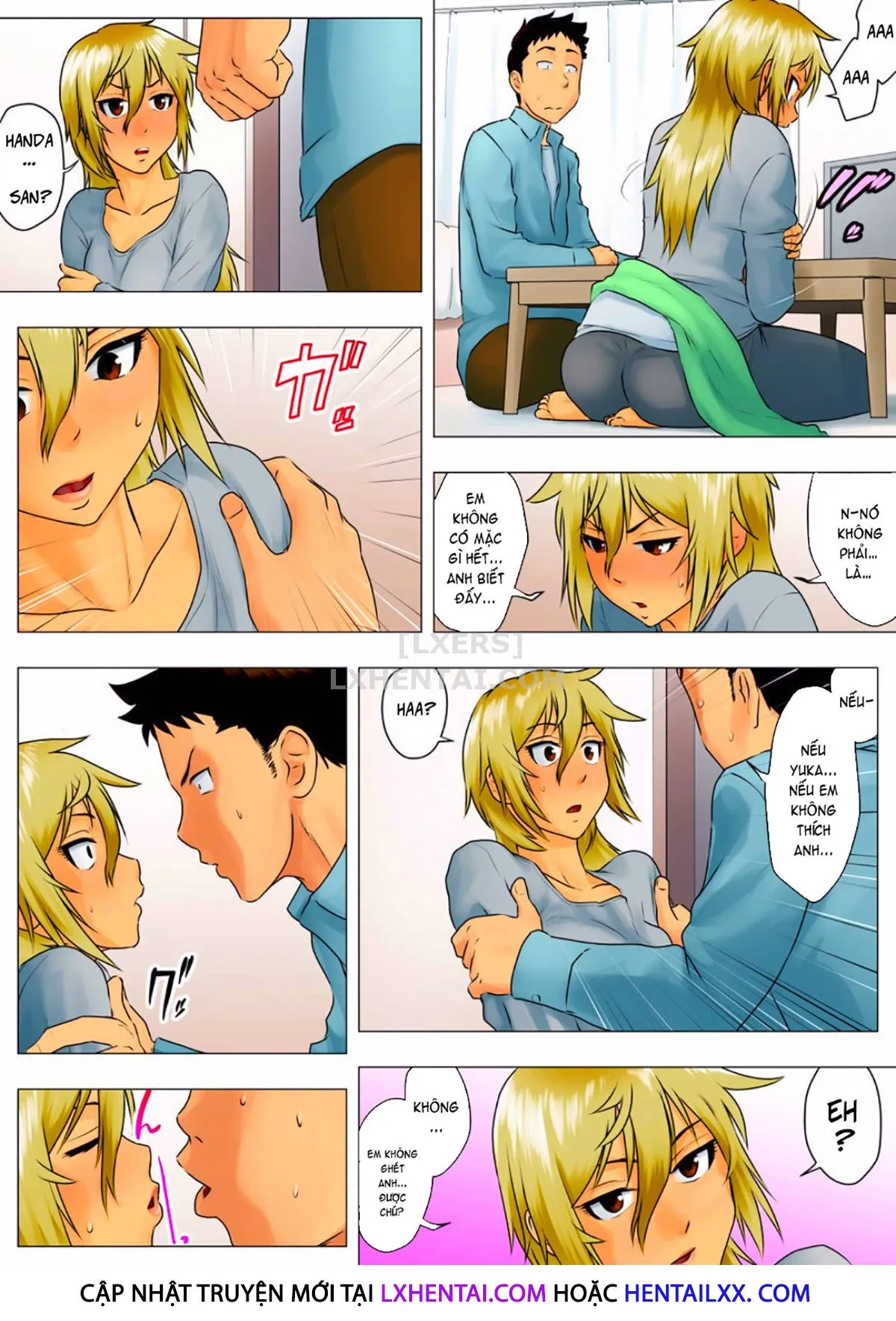 HentaiVN.net - Ảnh 38 - Yuka + Naoko [Yuuka -Tonari no Kinpatsu Musume ga Jitsu wa Otome datta Hanashi; Miboujin Naoko; Naoko The Widow] - Chap 1