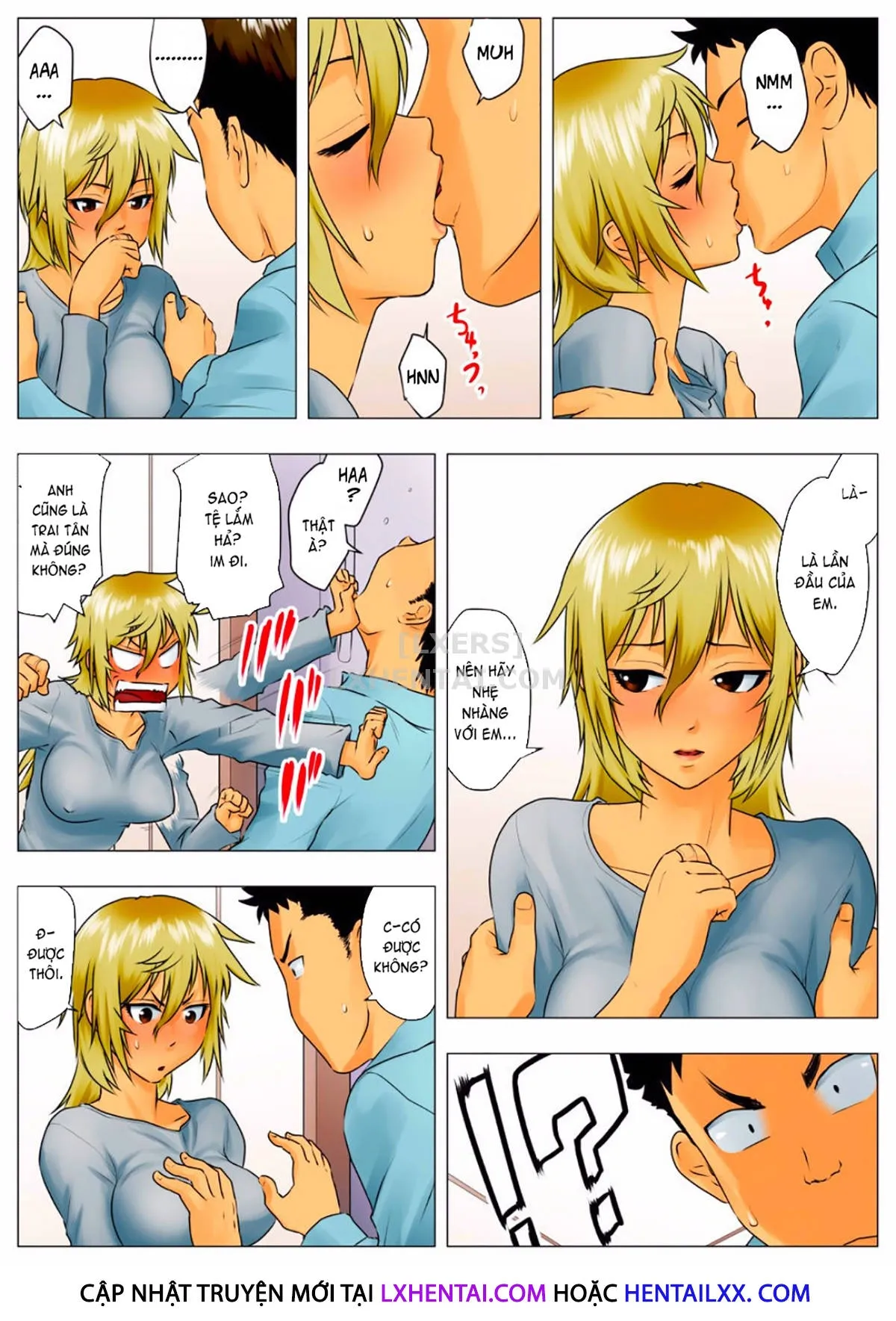 HentaiVN.net - Ảnh 39 - Yuka + Naoko [Yuuka -Tonari no Kinpatsu Musume ga Jitsu wa Otome datta Hanashi; Miboujin Naoko; Naoko The Widow] - Chap 1